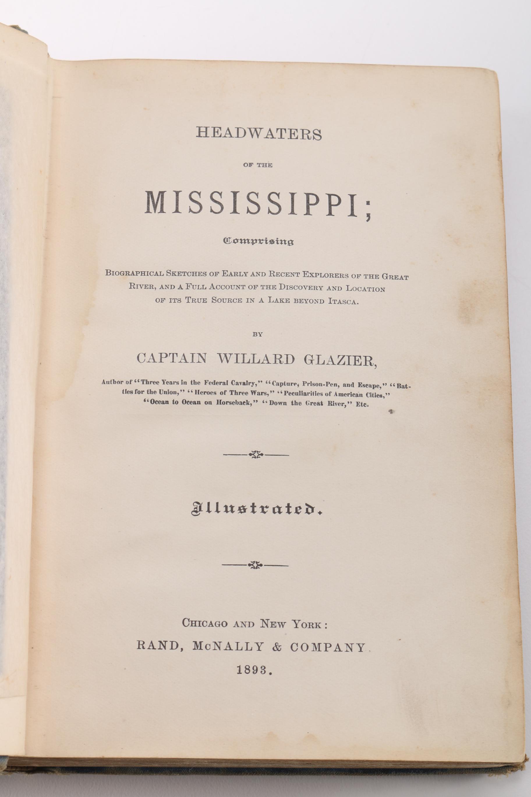 Collection of Books on the Mississippi River and Midwest States