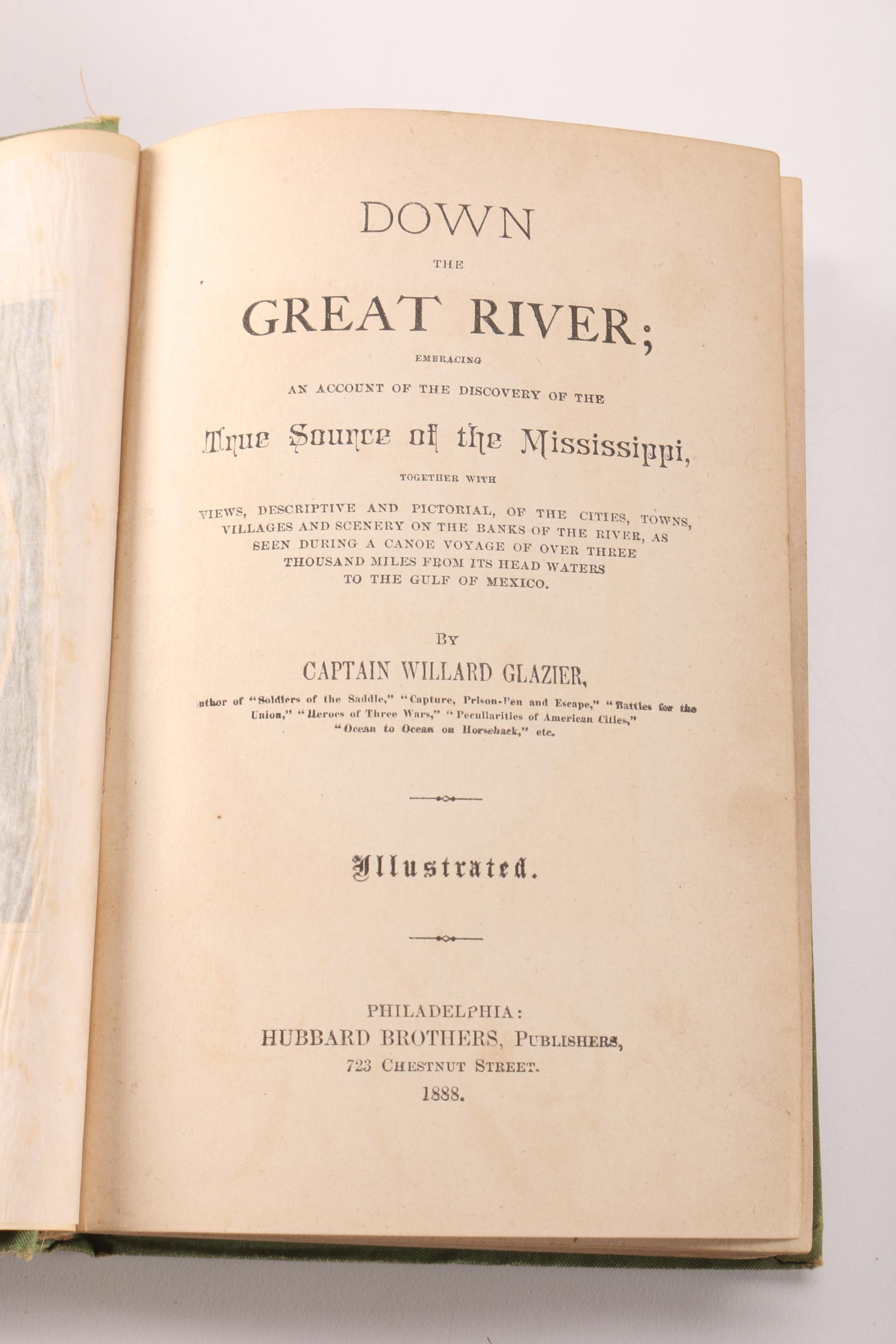 Collection of Books on the Mississippi River and Midwest States