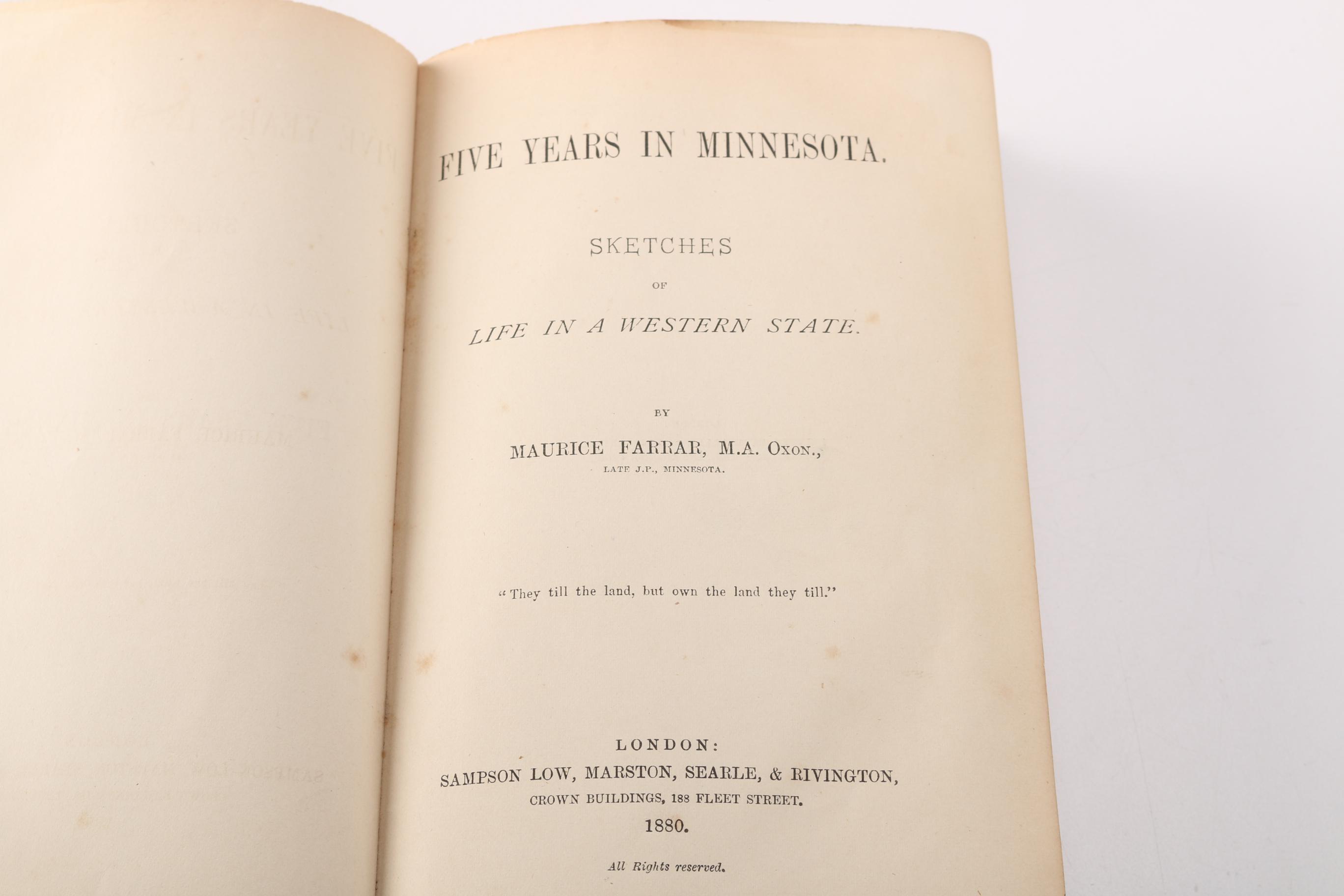 Collection of Books on the Mississippi River and Midwest States