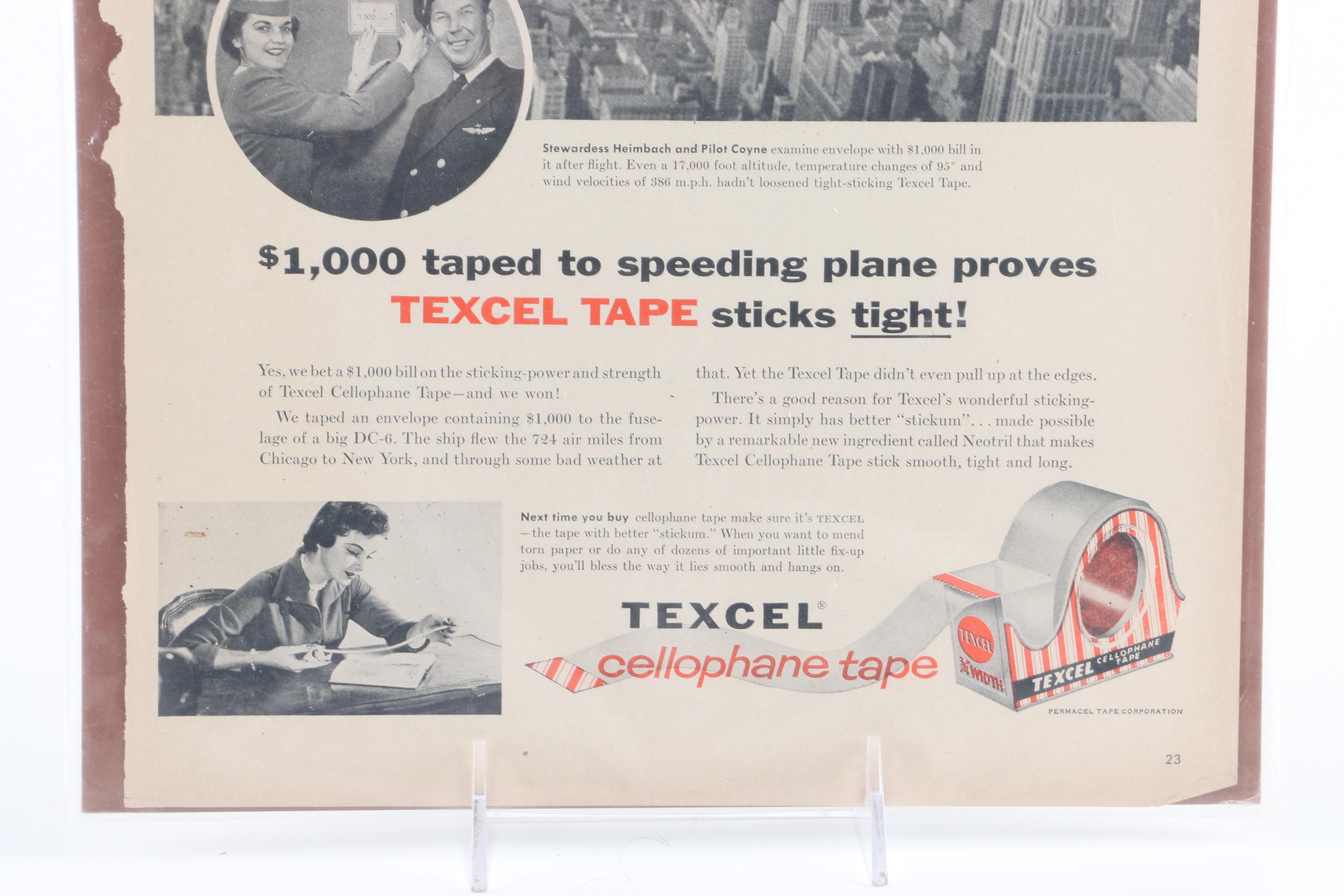 Collection of Mid-20th Century Aviation Advertisements