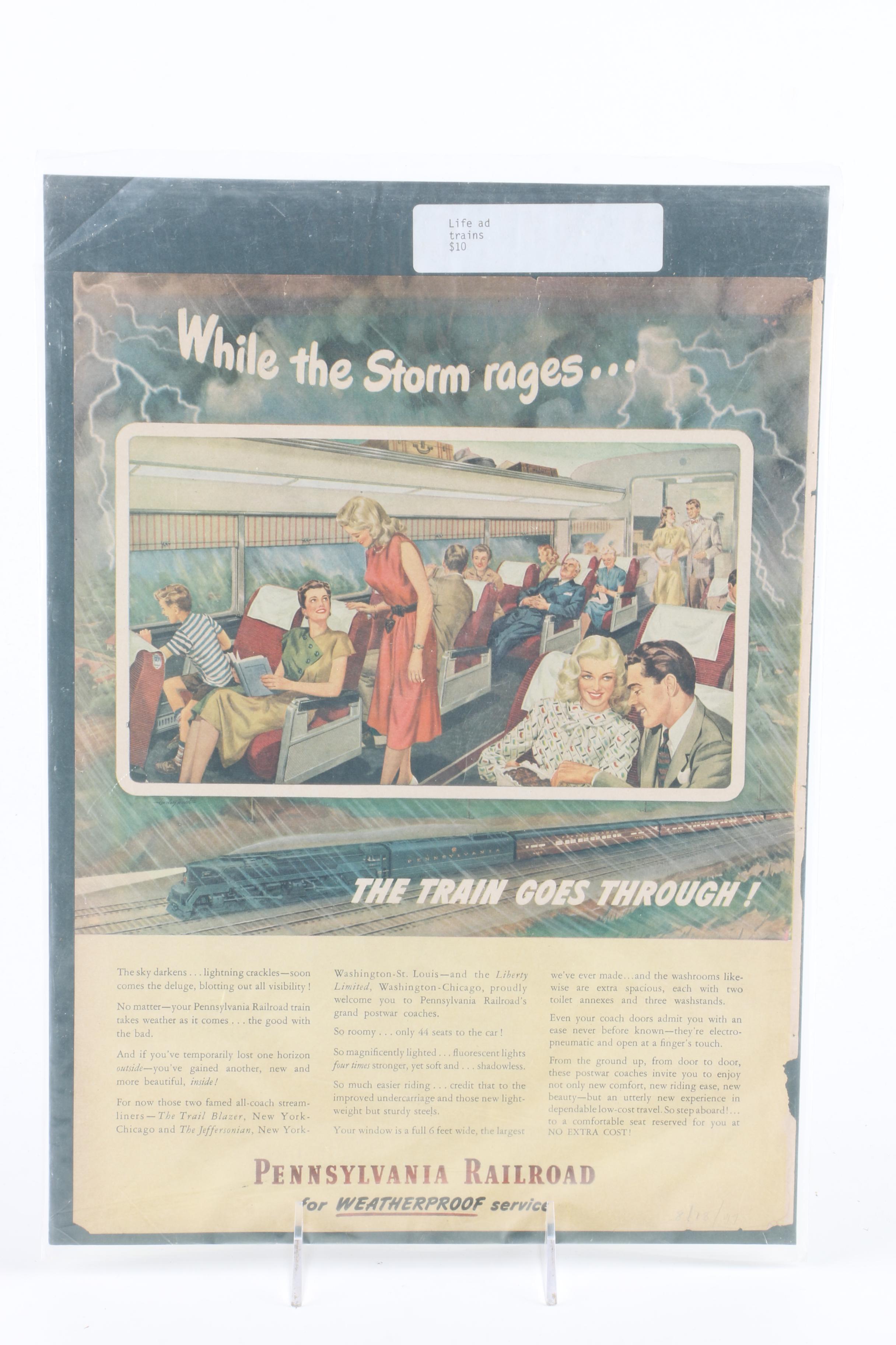 Collection of Mid-20th Century Aviation Advertisements