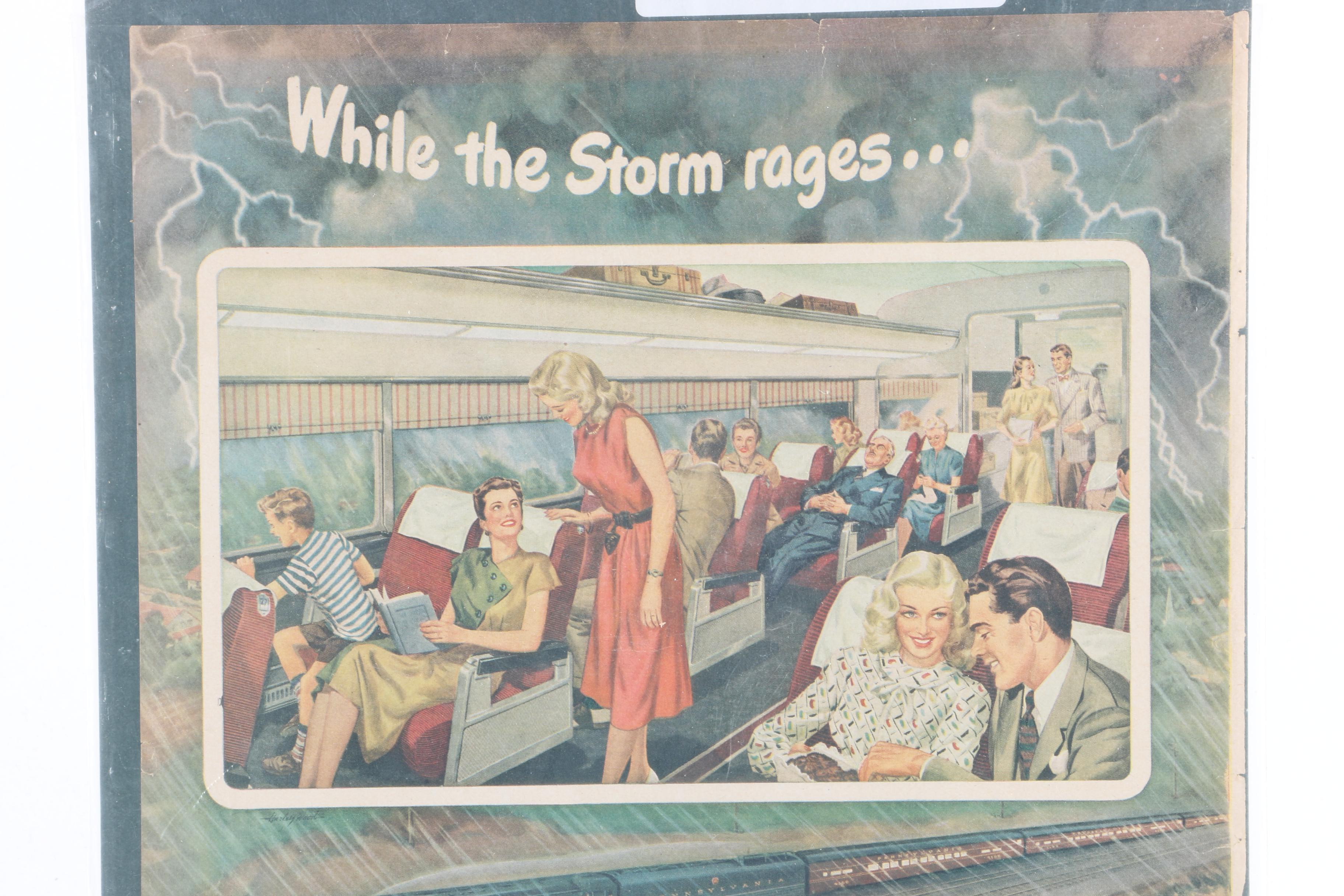 Collection of Mid-20th Century Aviation Advertisements