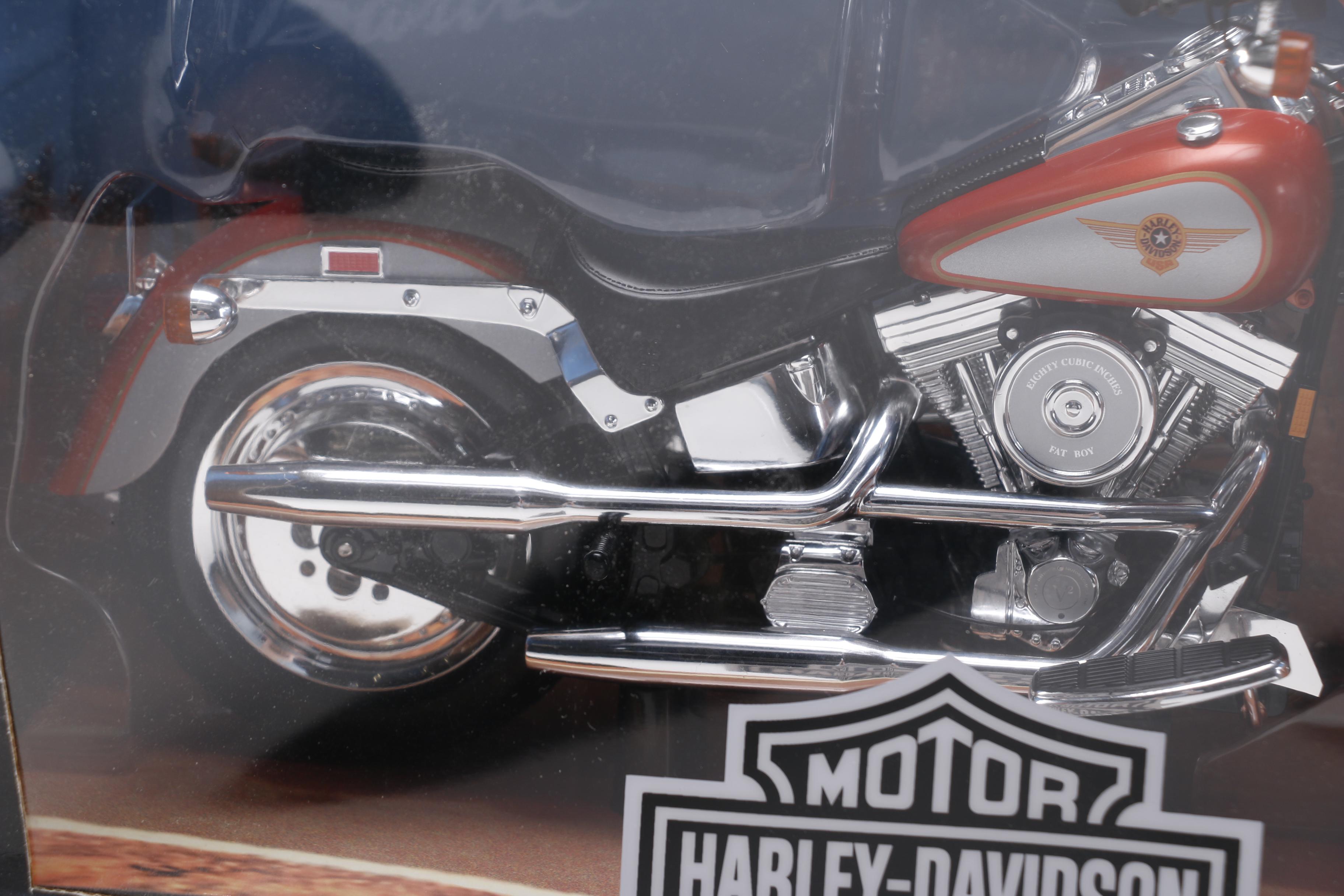 1999 Mattel Harley-Davidson Barbie Dolls and Motorcycle