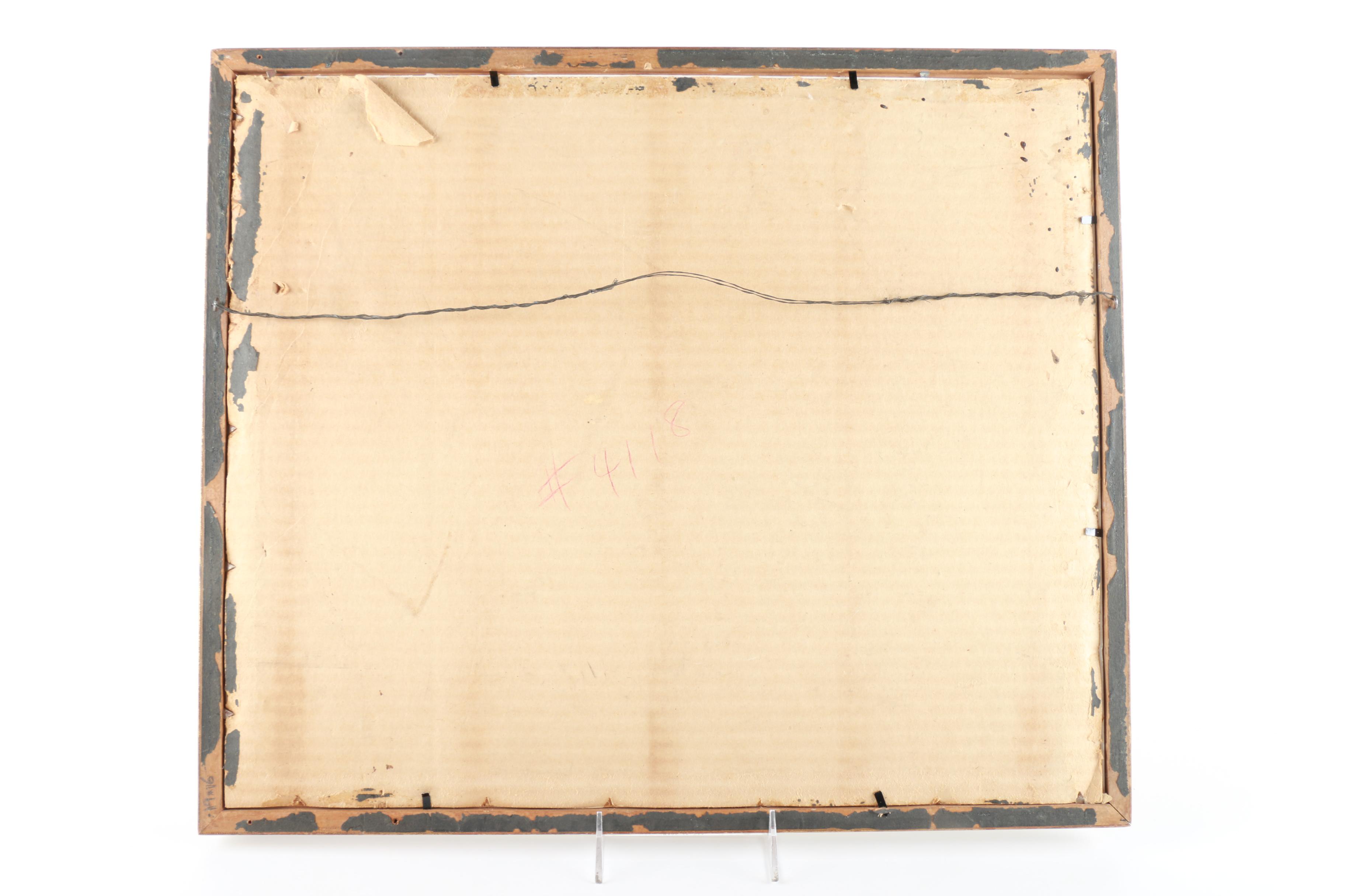 I. Clark Aquatint "Aqueduct of Alcantara"