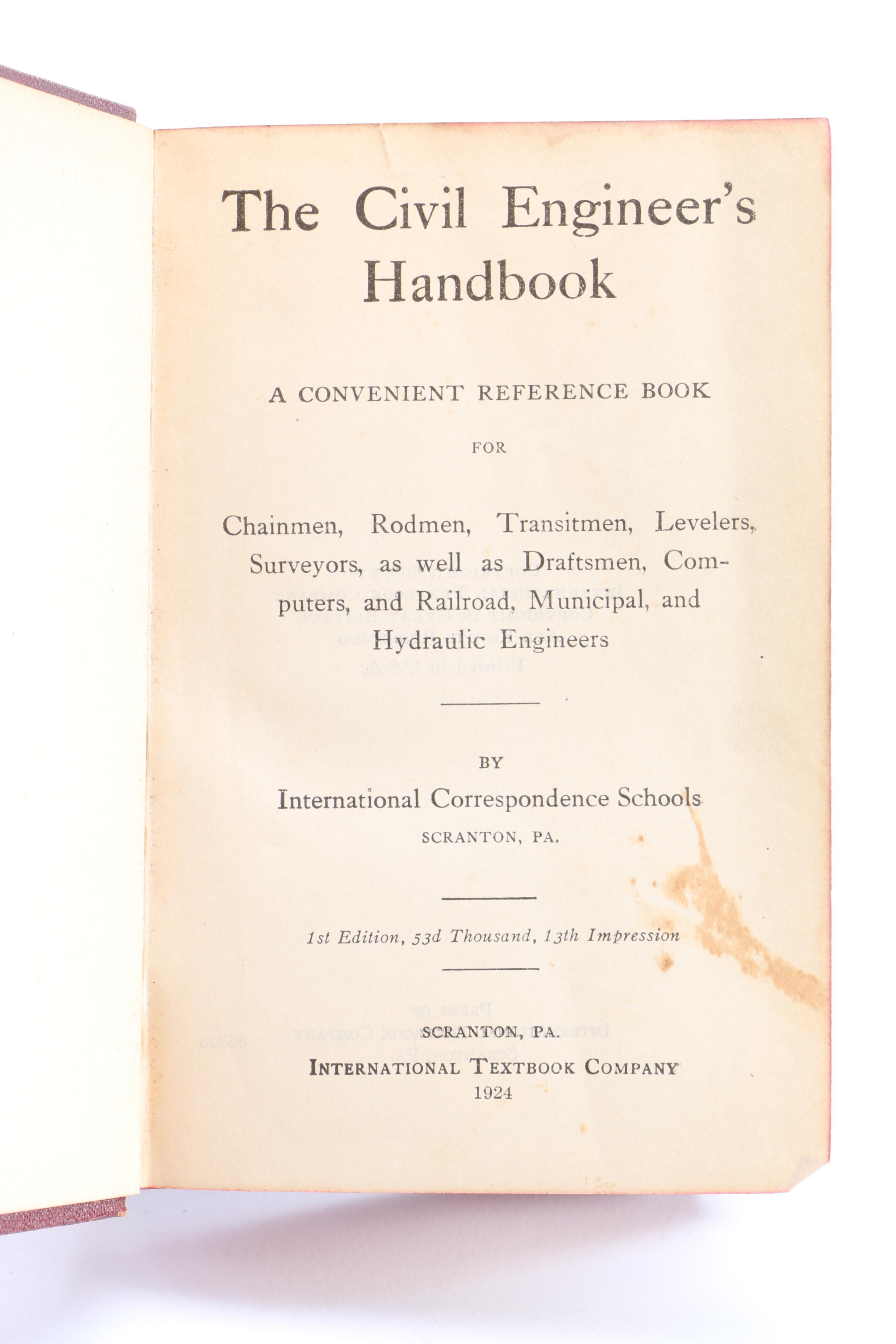 1868–1919 Engineering and Railroad Books Including "The Ways of the Hobo"