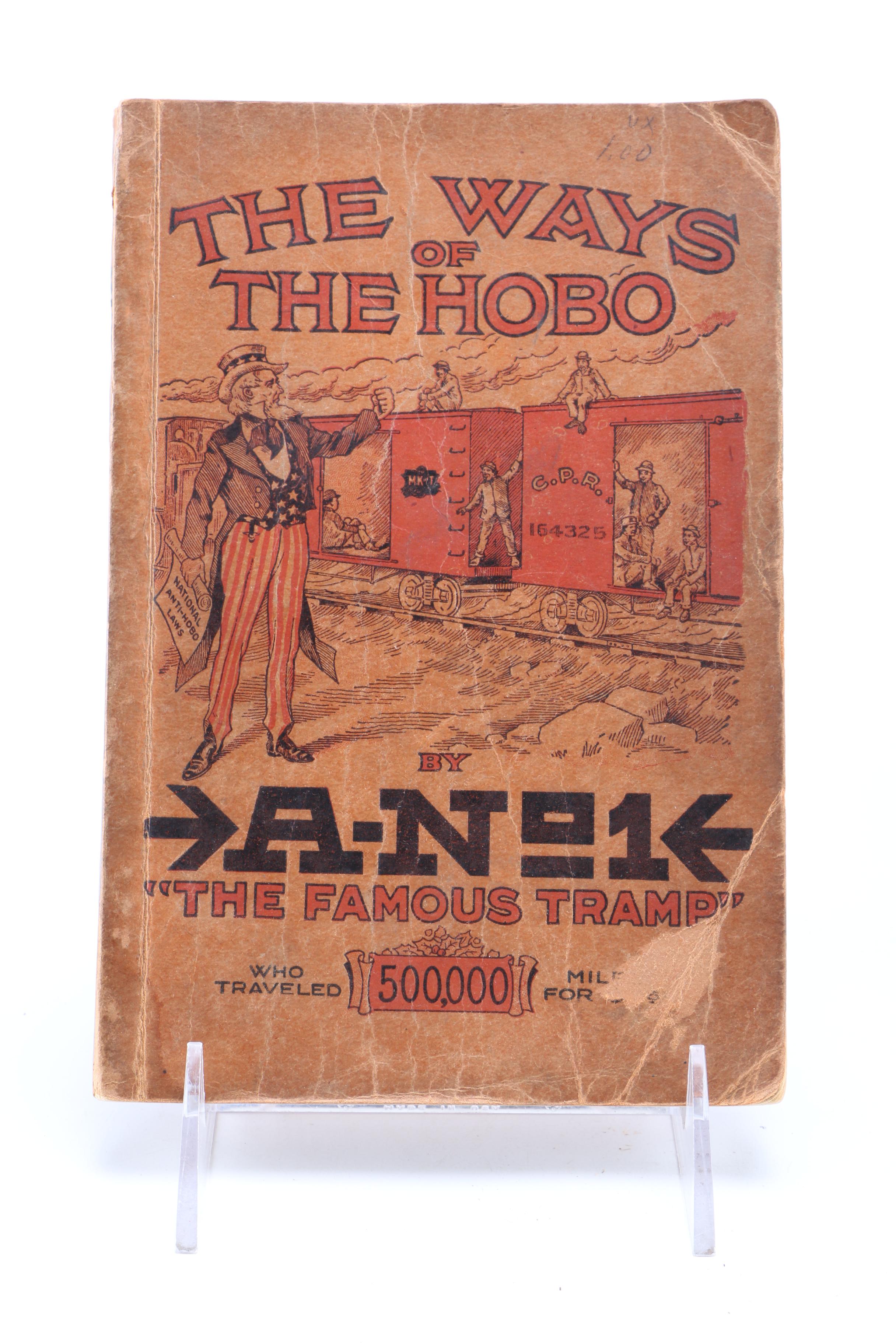 1868–1919 Engineering and Railroad Books Including "The Ways of the Hobo"