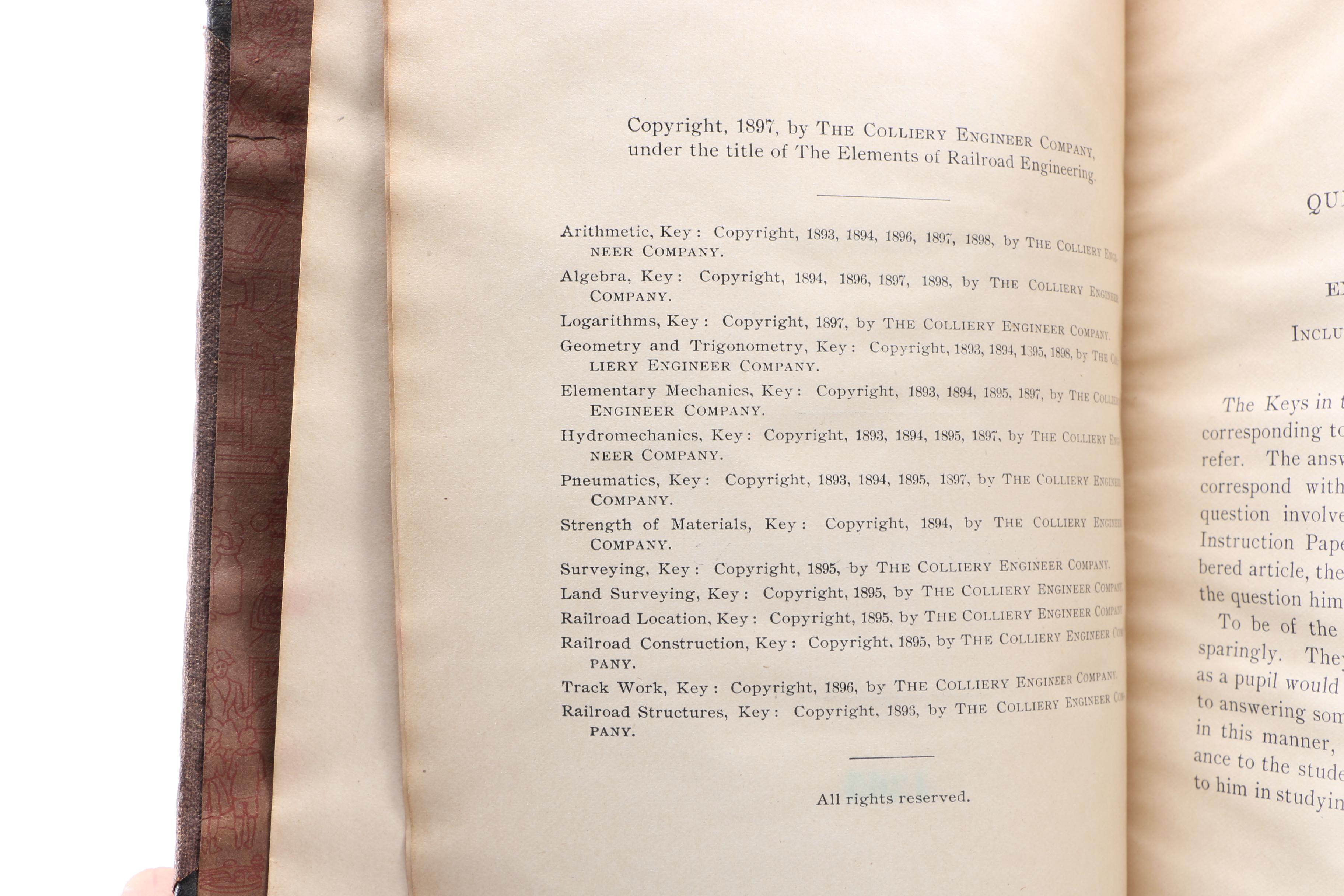 1868–1919 Engineering and Railroad Books Including "The Ways of the Hobo"