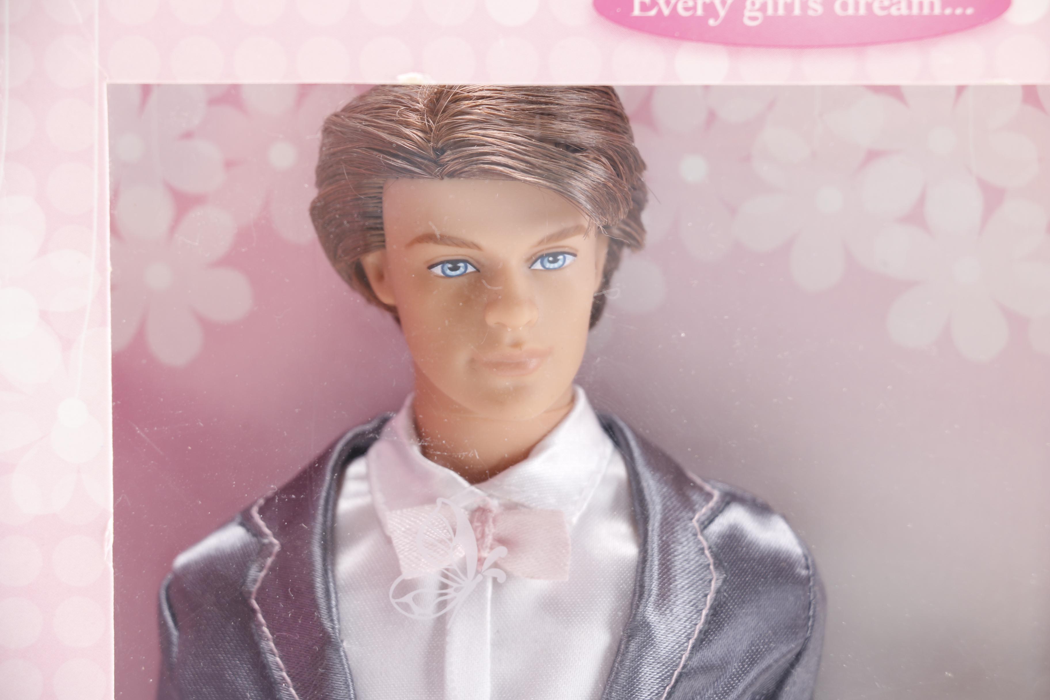 Fashion Dolls Featuring 1997 Mattel Wedding Day Barbie