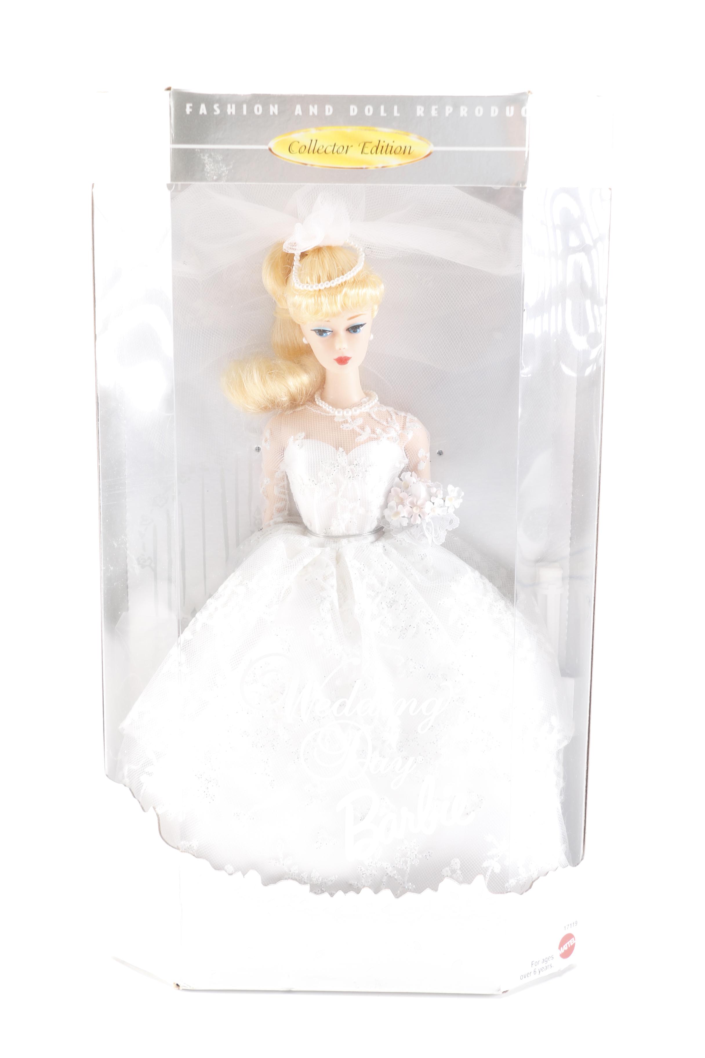 Fashion Dolls Featuring 1997 Mattel Wedding Day Barbie