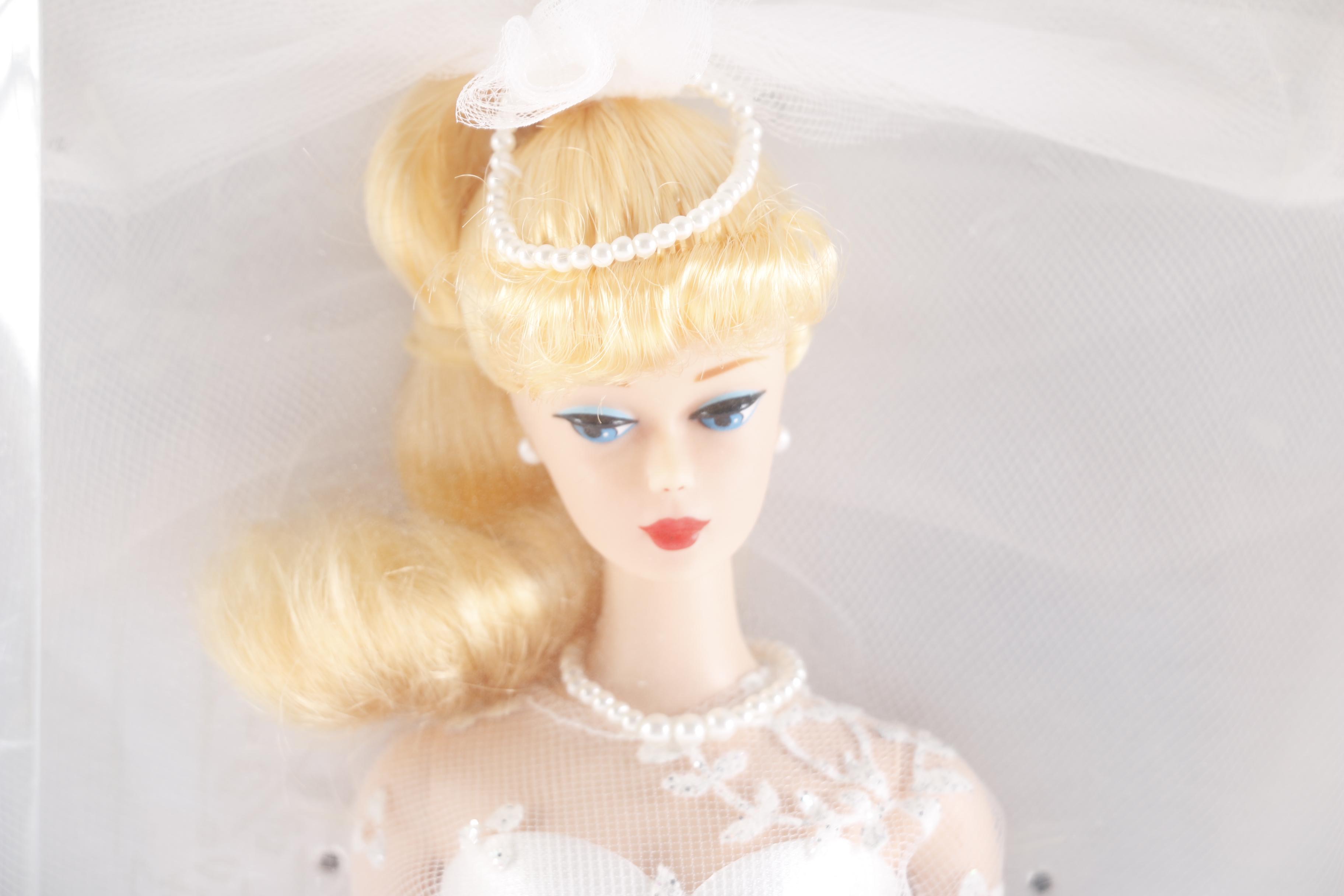 Fashion Dolls Featuring 1997 Mattel Wedding Day Barbie