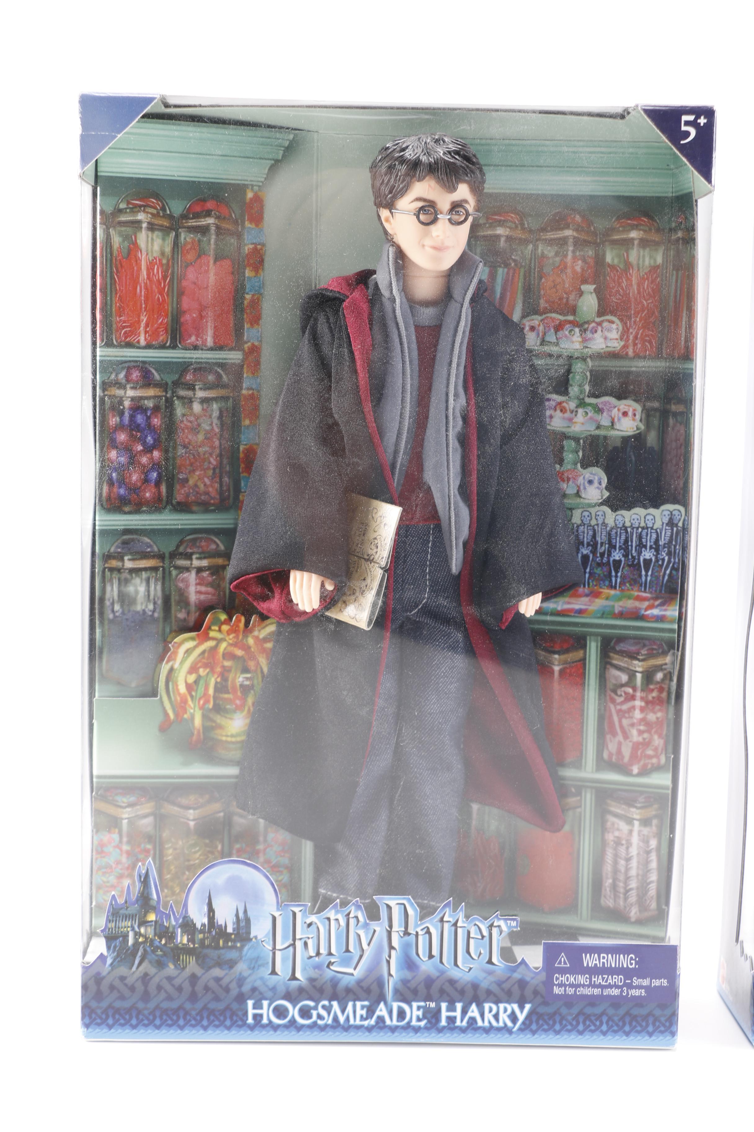 2003 Mattel Harry Potter "Hogsmeade Harry" and "Hogsmeade Hermione" Dolls