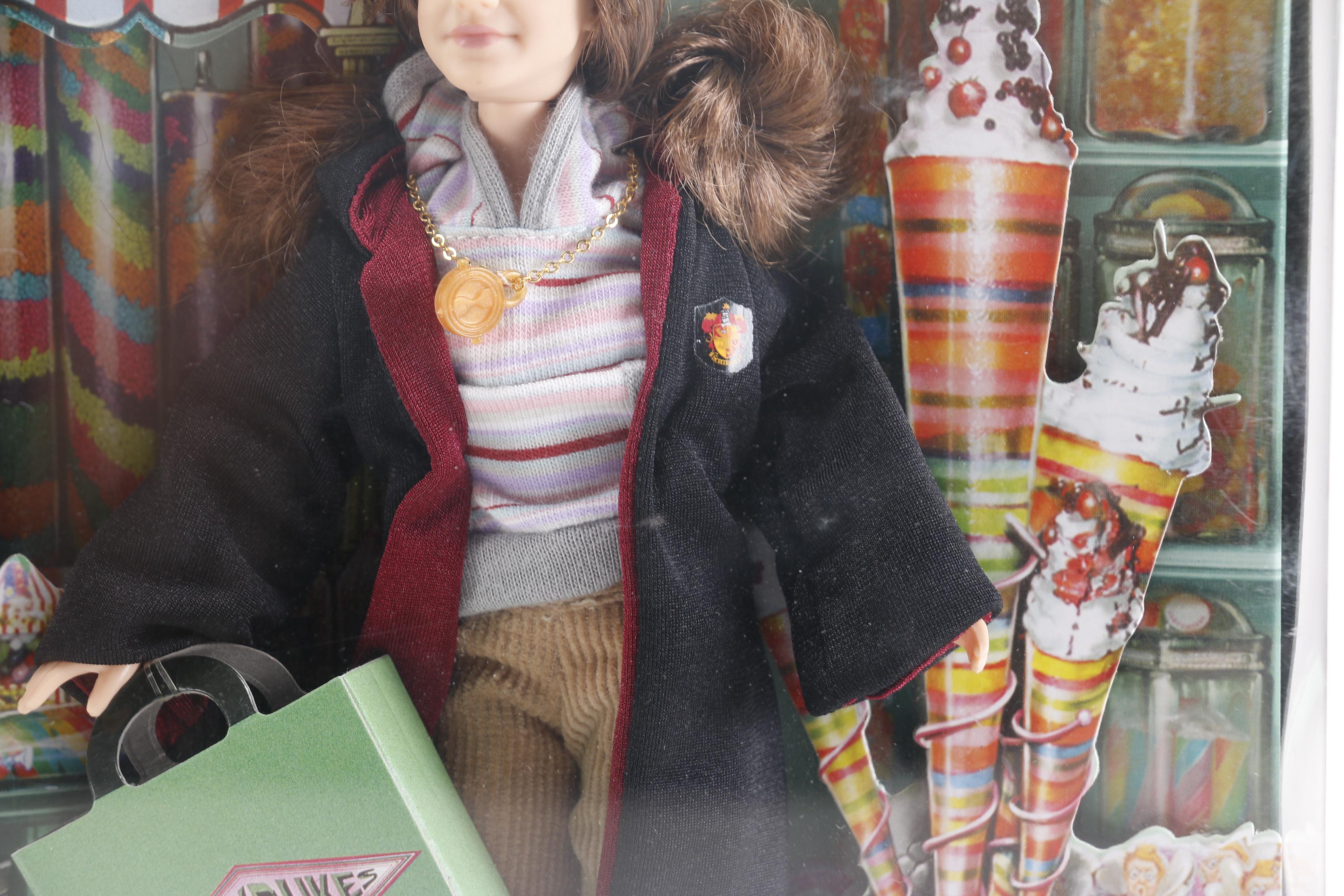 2003 Mattel Harry Potter "Hogsmeade Harry" and "Hogsmeade Hermione" Dolls