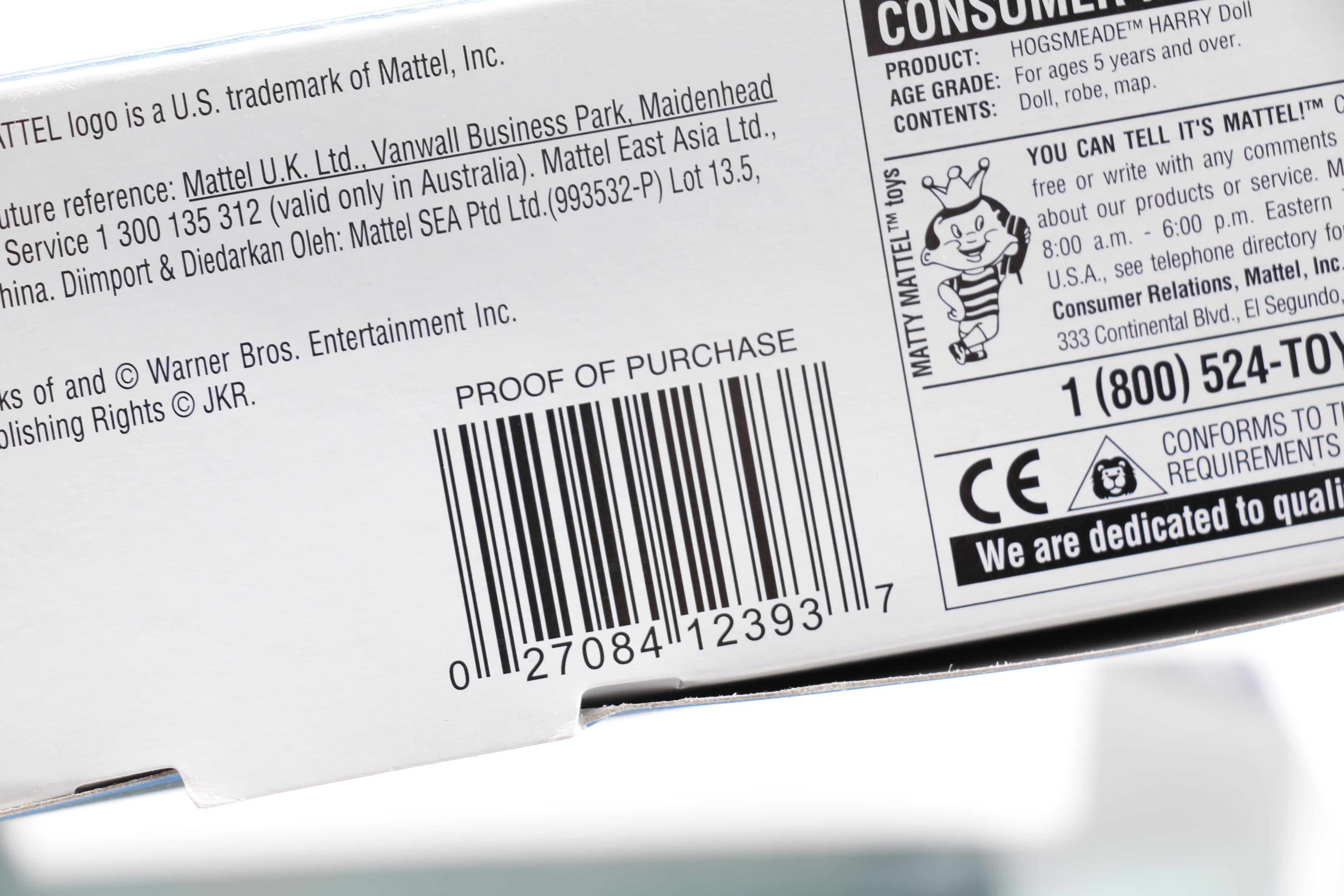 2003 Mattel Harry Potter "Hogsmeade Harry" and "Hogsmeade Hermione" Dolls