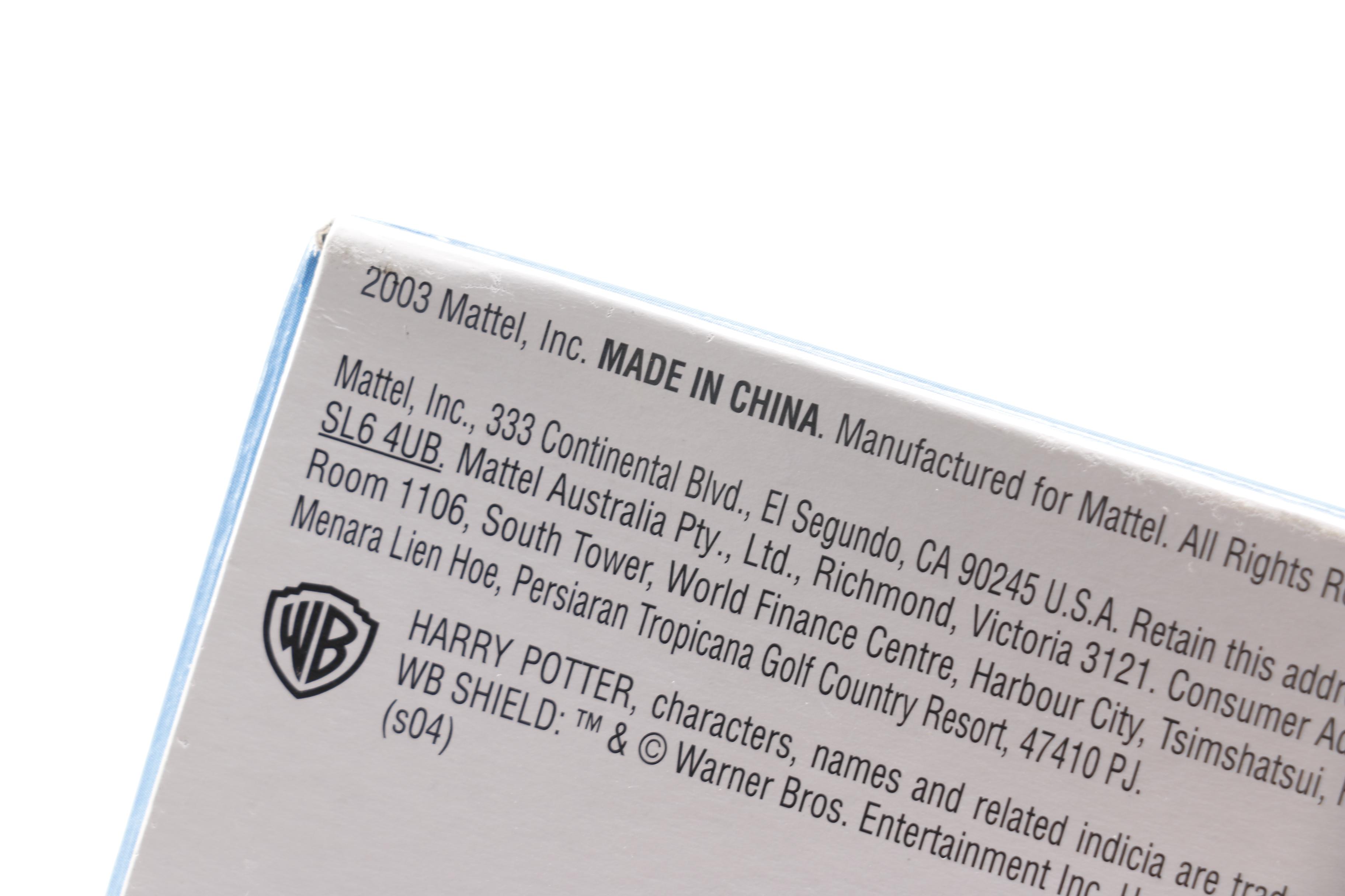 2003 Mattel Harry Potter "Hogsmeade Harry" and "Hogsmeade Hermione" Dolls