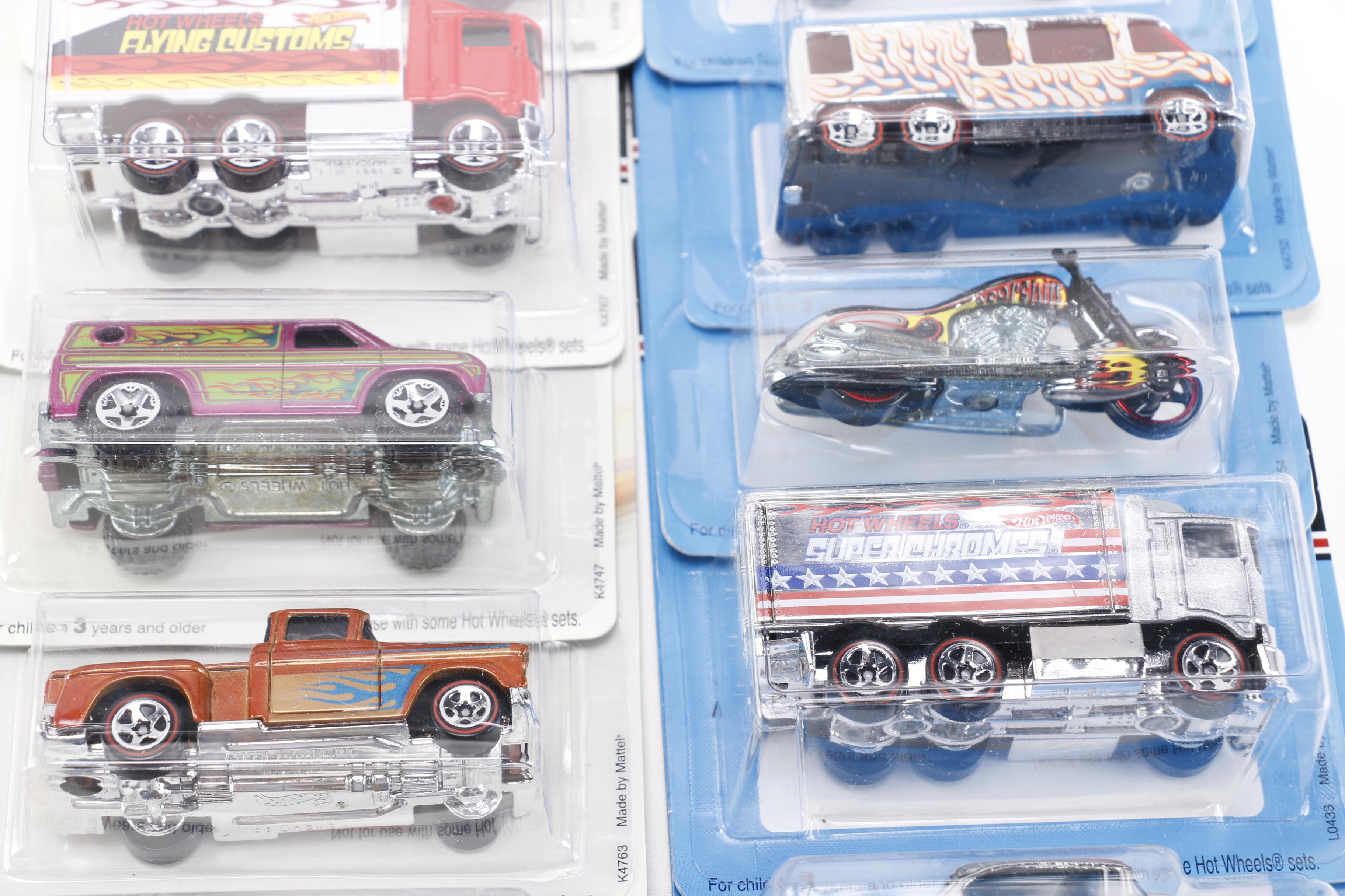 Assorted Hot Wheels Special Edition Cars