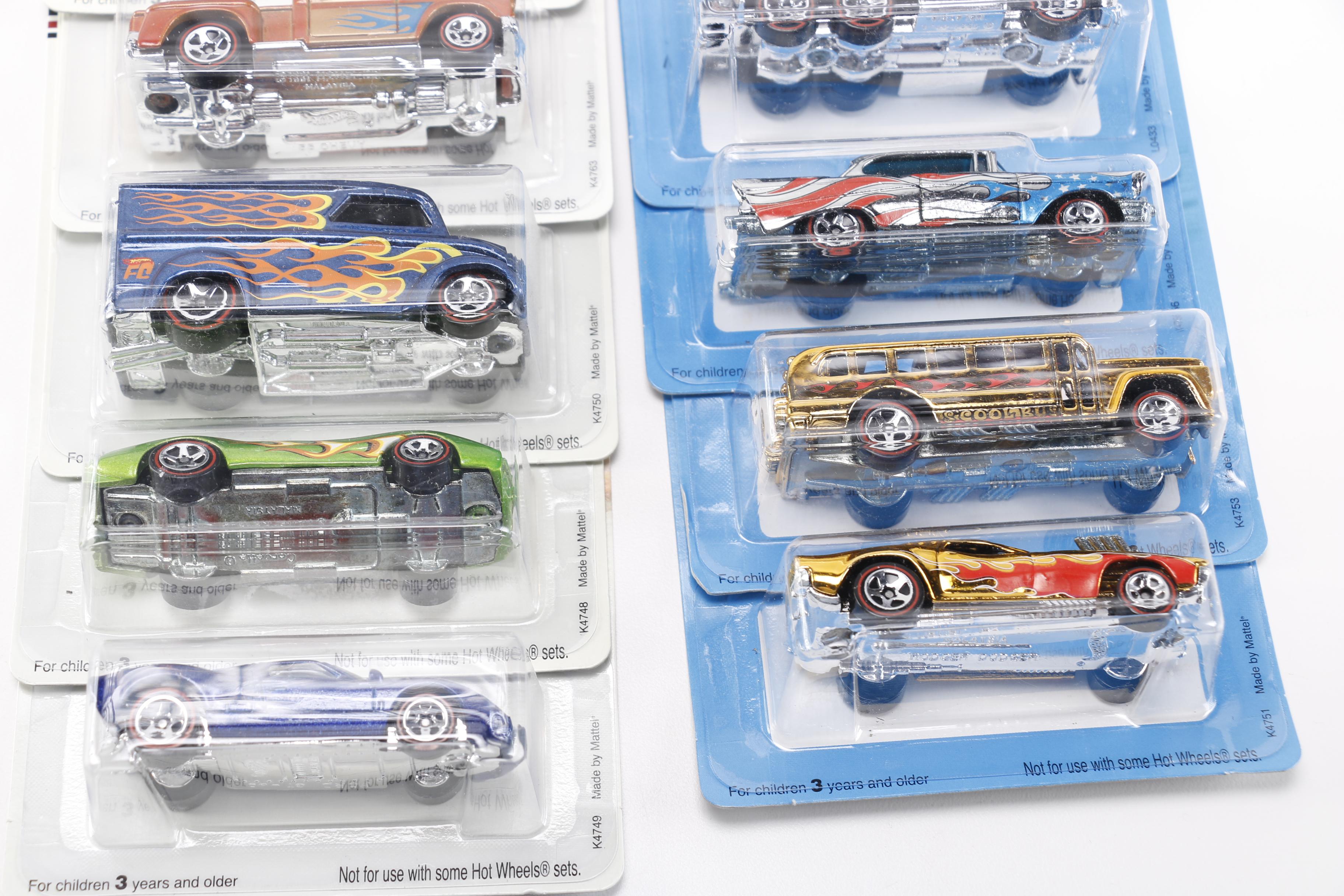Assorted Hot Wheels Special Edition Cars