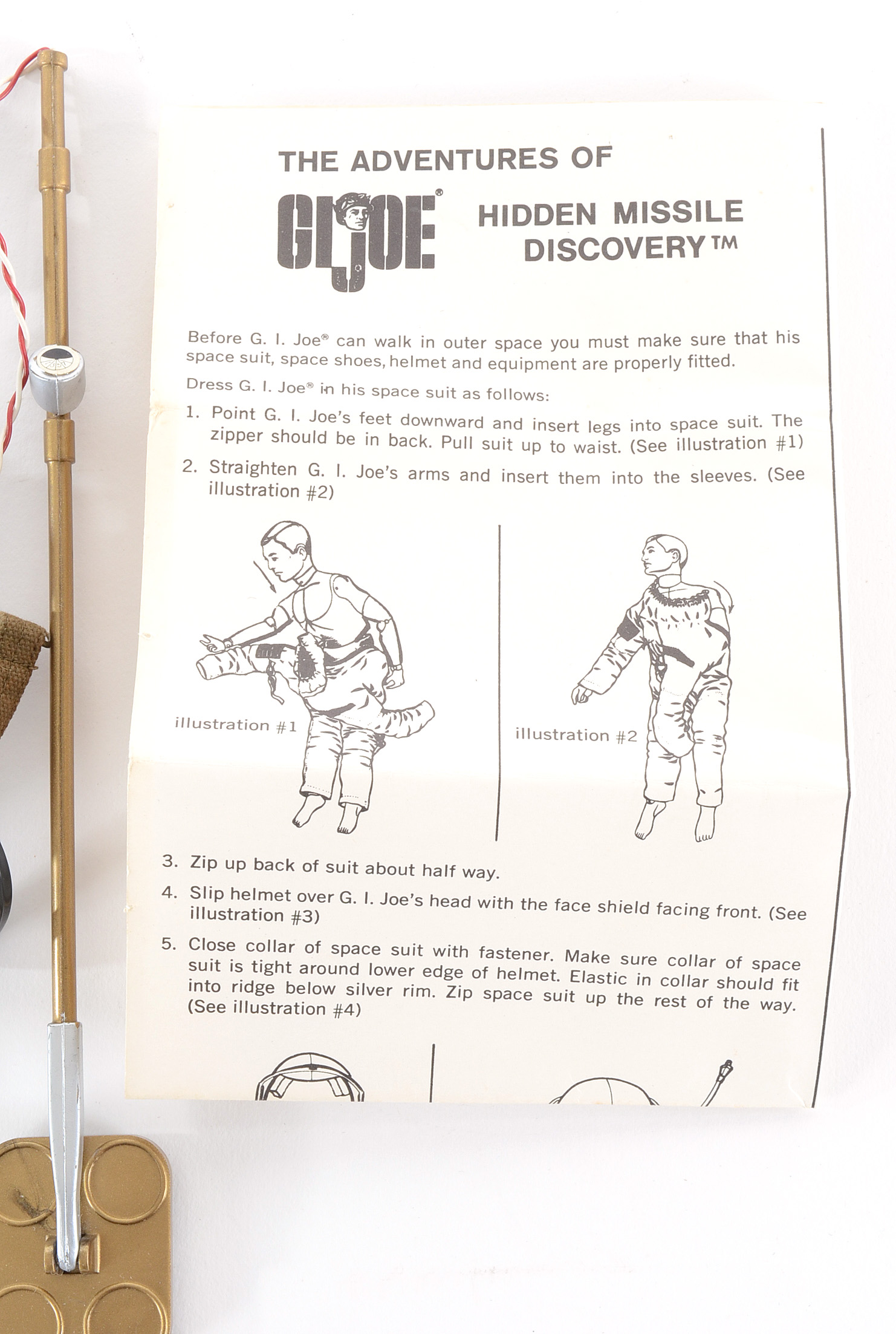 Vintage GI Joe "Hidden Missile Discovery" Playset