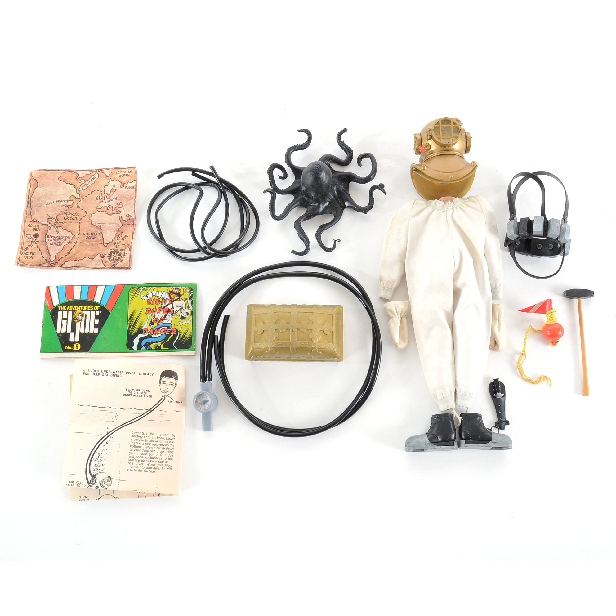 Vintage 1969 Hasbro GI Joe "Eight Ropes of Danger" Playset