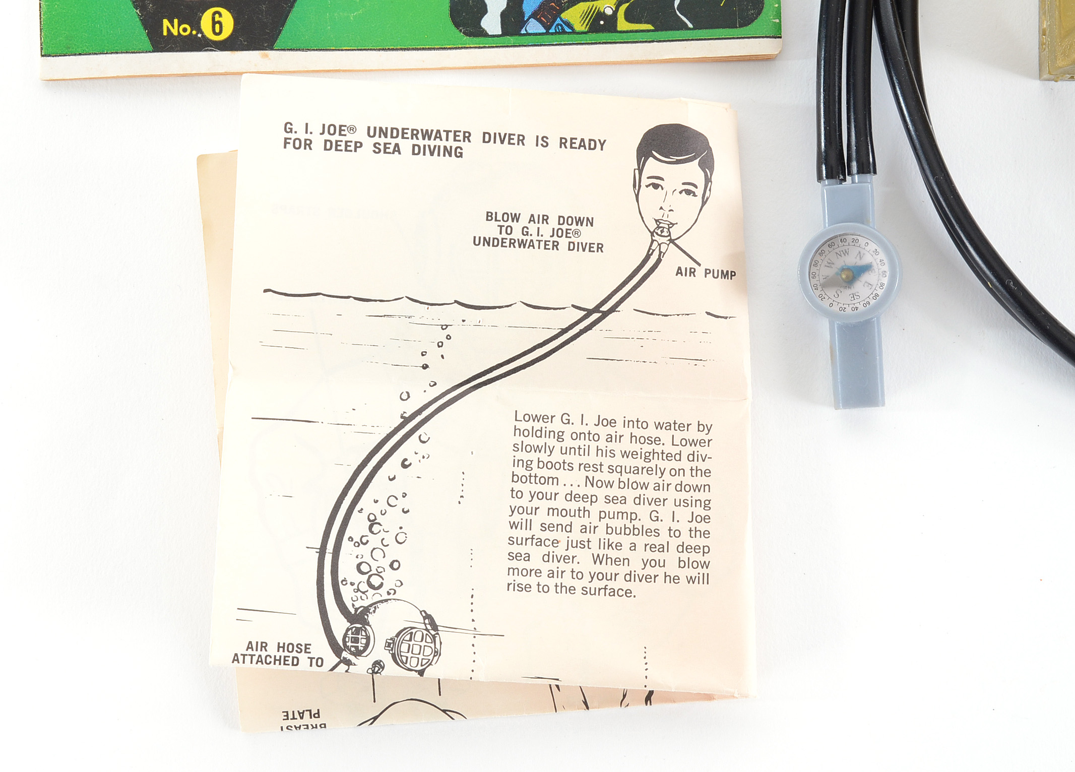 Vintage 1969 Hasbro GI Joe "Eight Ropes of Danger" Playset