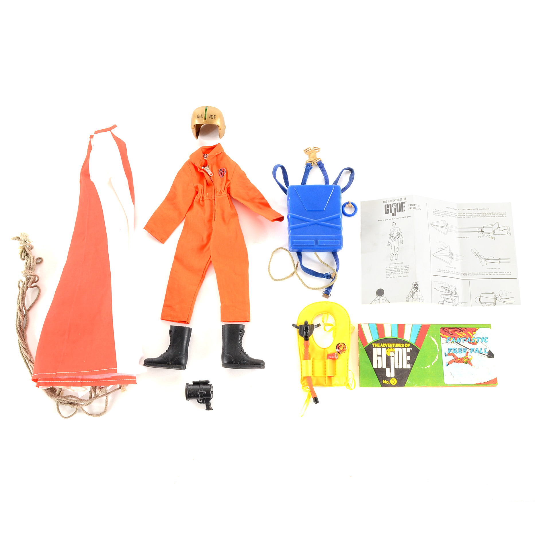 Vintage Original 1970 Gi Joe "Fantastic Freefall" Playset