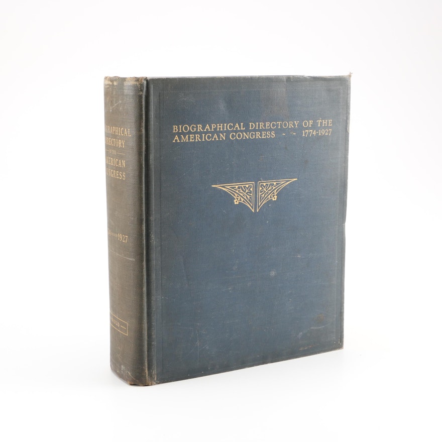 "Biographical Directory of The American Congress 1774-1927" by Ansel Wold