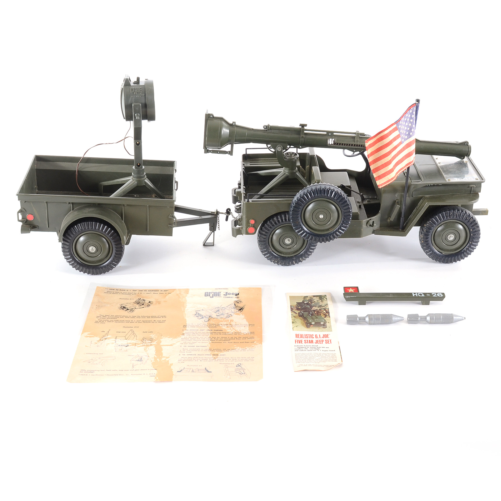Vintage 1960s Original GI Joe Jeep