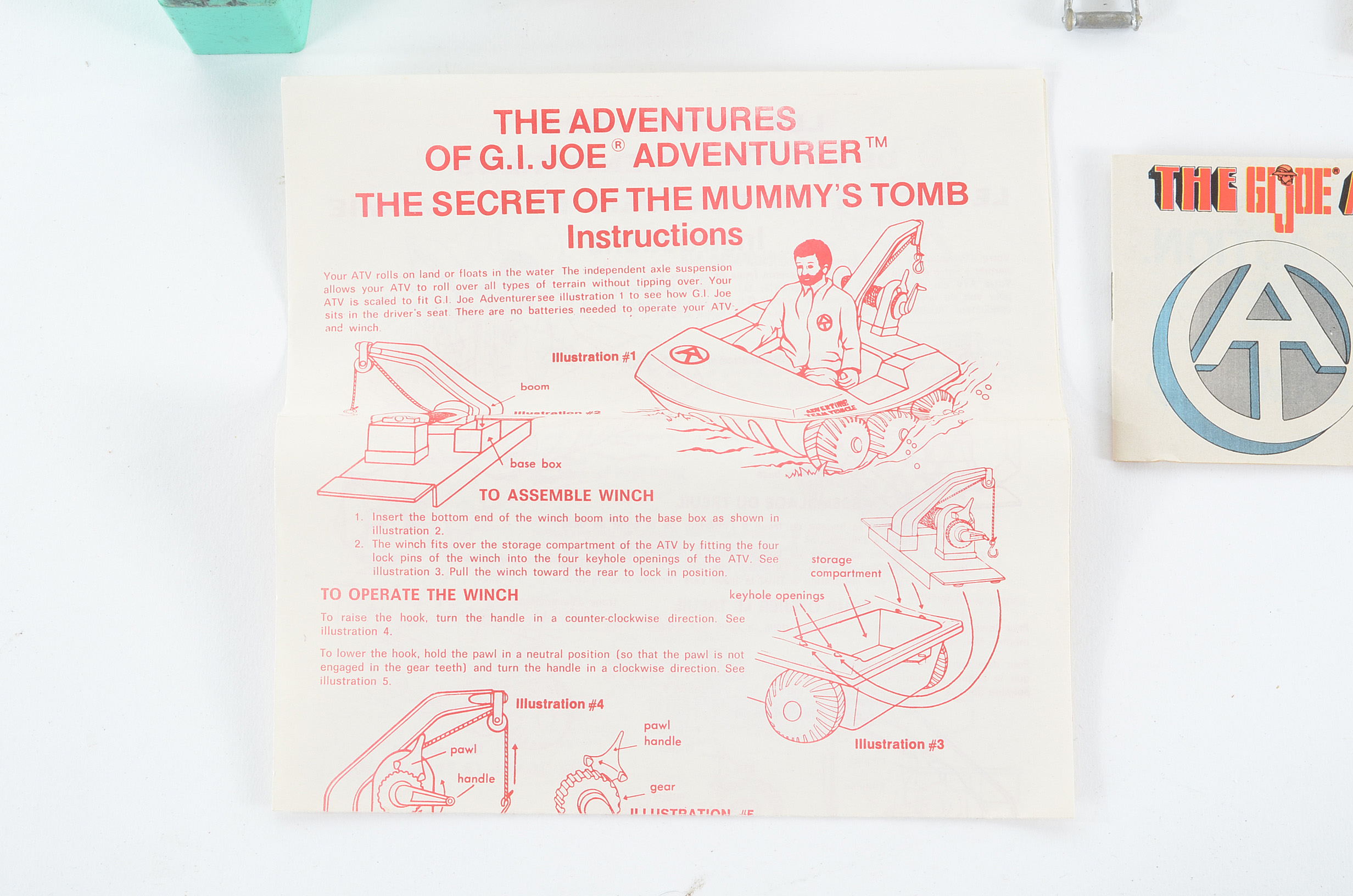 Vintage 1970 Hasbro GI Joe "Secret of the Mummy's Tomb" Playset