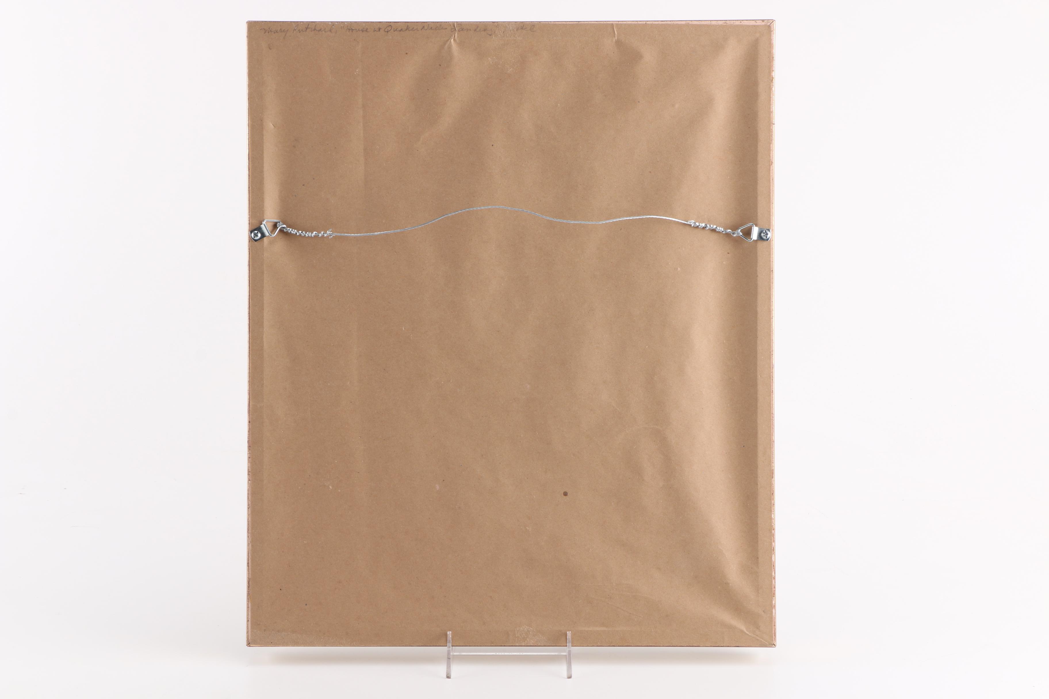 Mary Pritchard Pastel Drawing "House at Quaker Neck Landing"