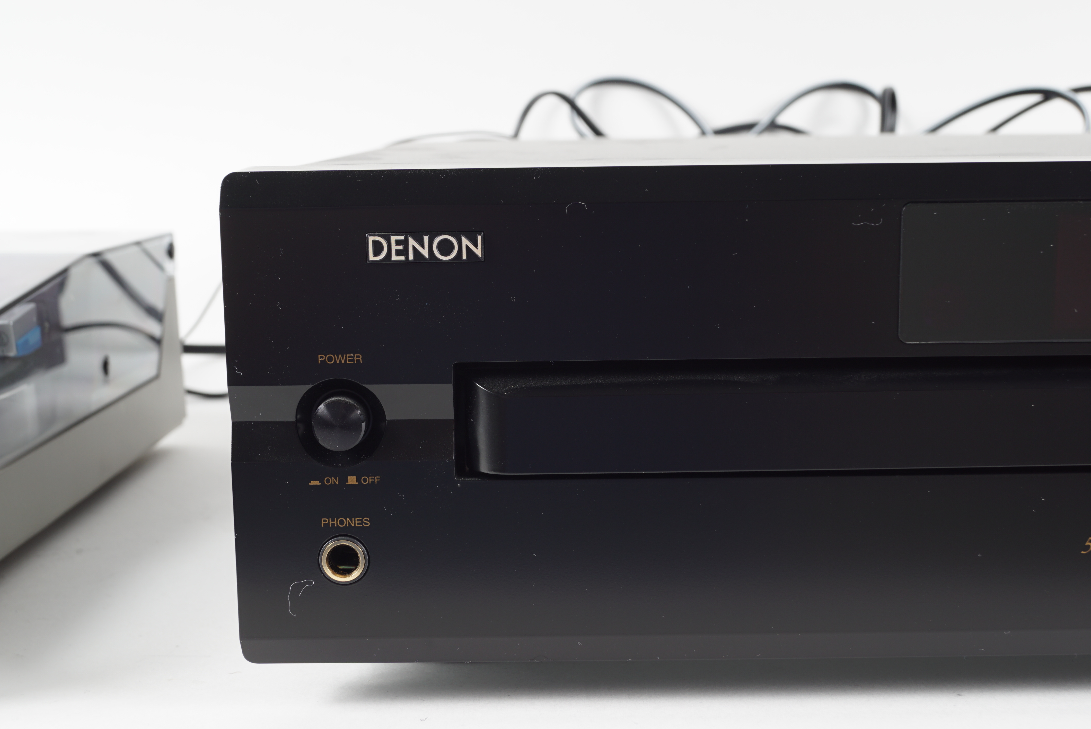 Technics Turntable, Denon CD Changer and Pioneer 8-Track Player