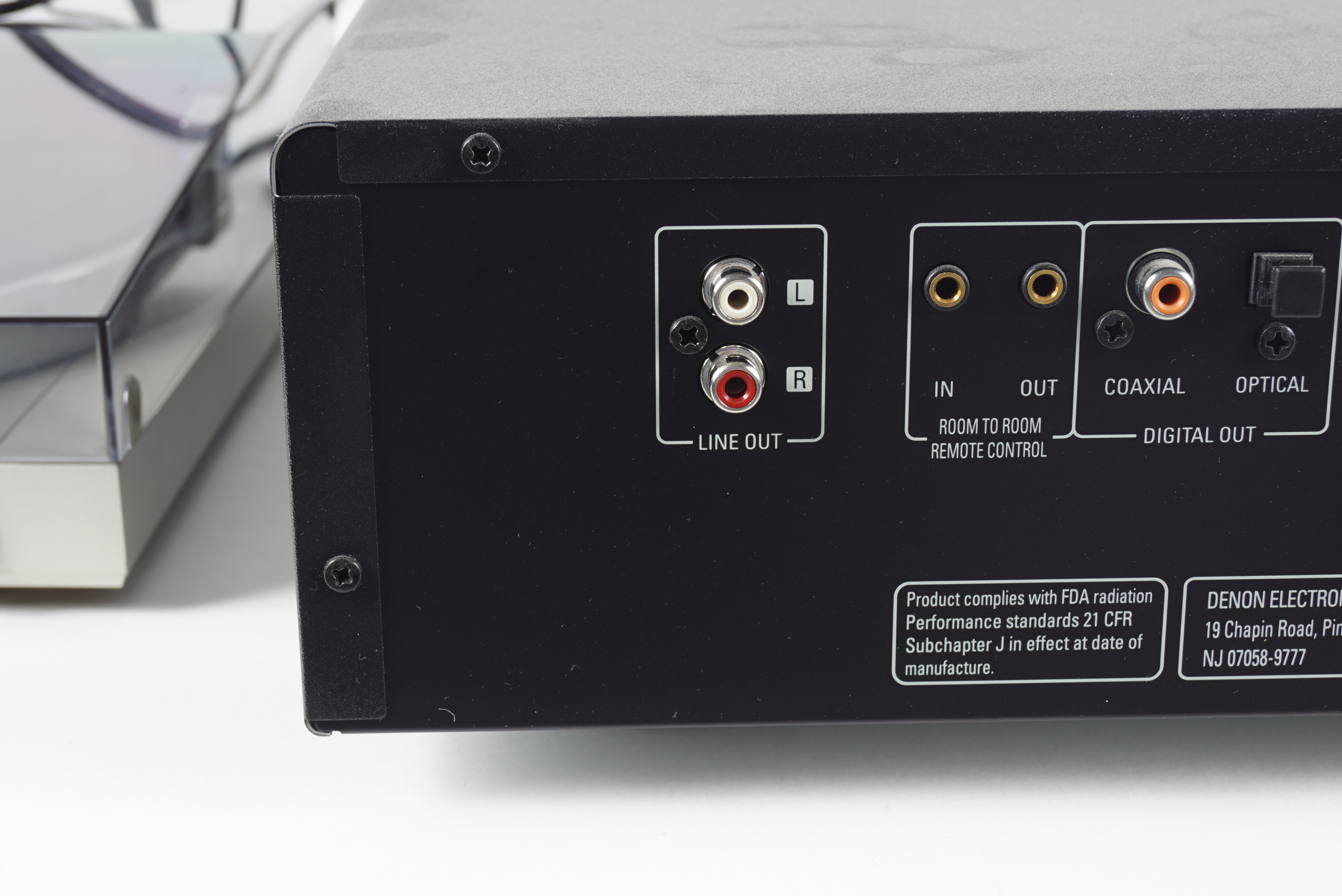 Technics Turntable, Denon CD Changer and Pioneer 8-Track Player