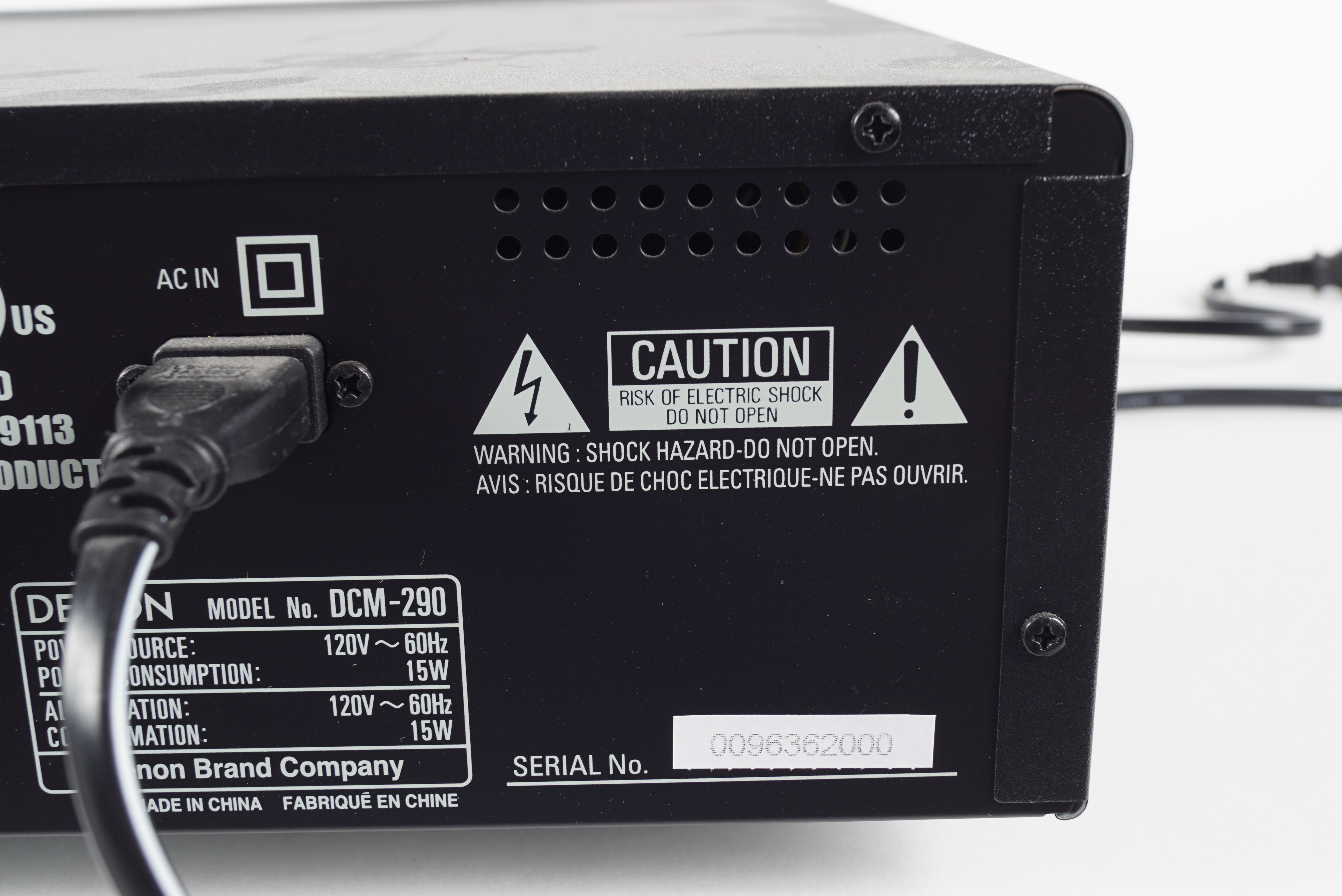 Technics Turntable, Denon CD Changer and Pioneer 8-Track Player