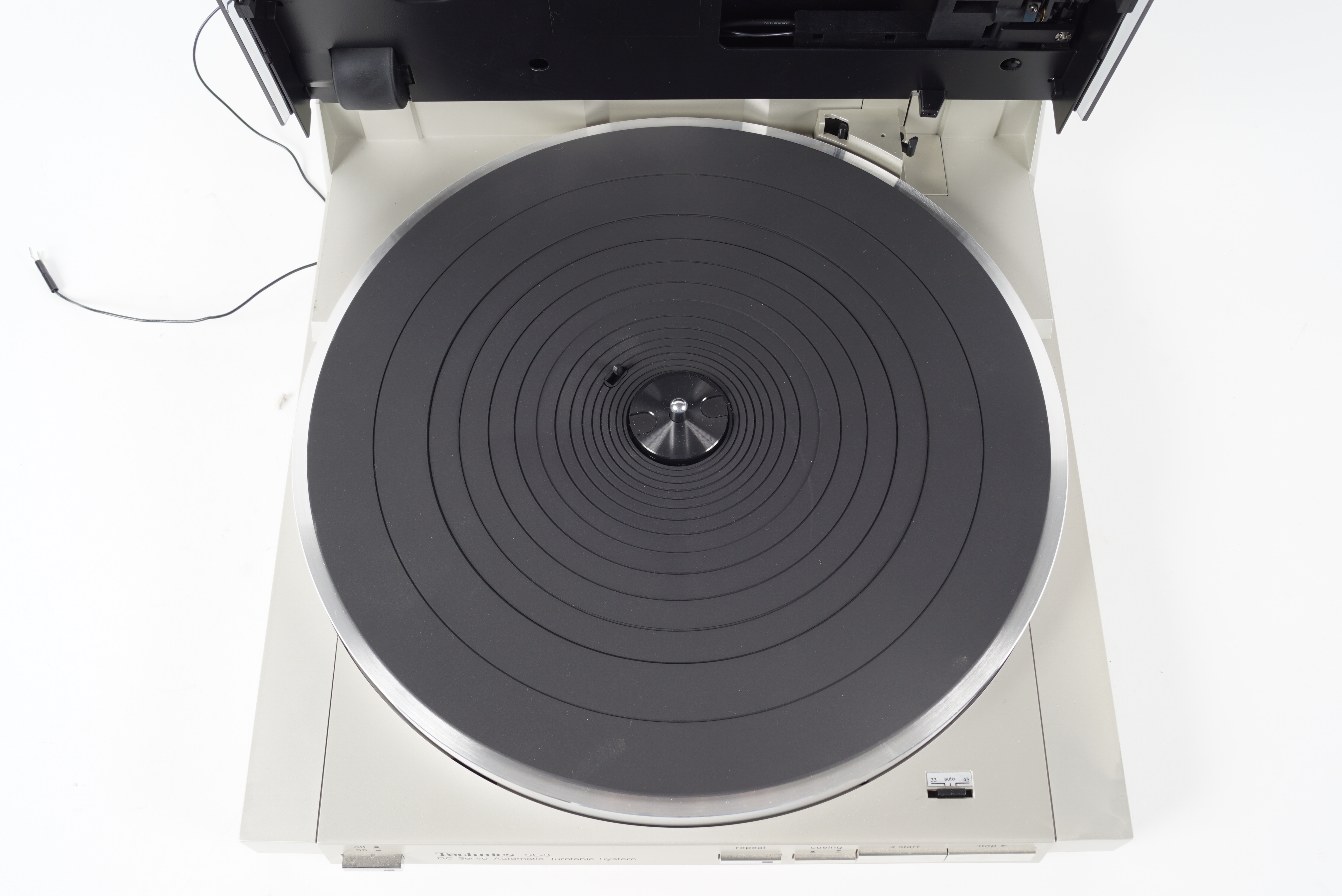 Technics Turntable, Denon CD Changer and Pioneer 8-Track Player