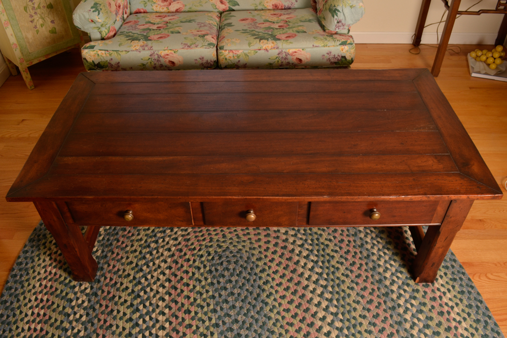Walnut Stained Coffee Table
