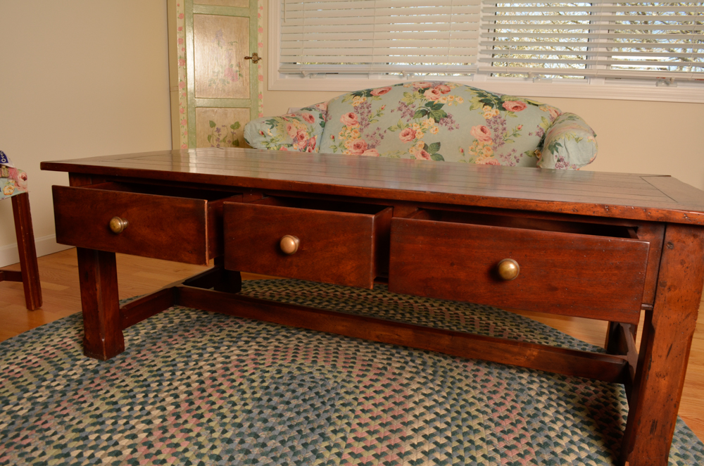 Walnut Stained Coffee Table