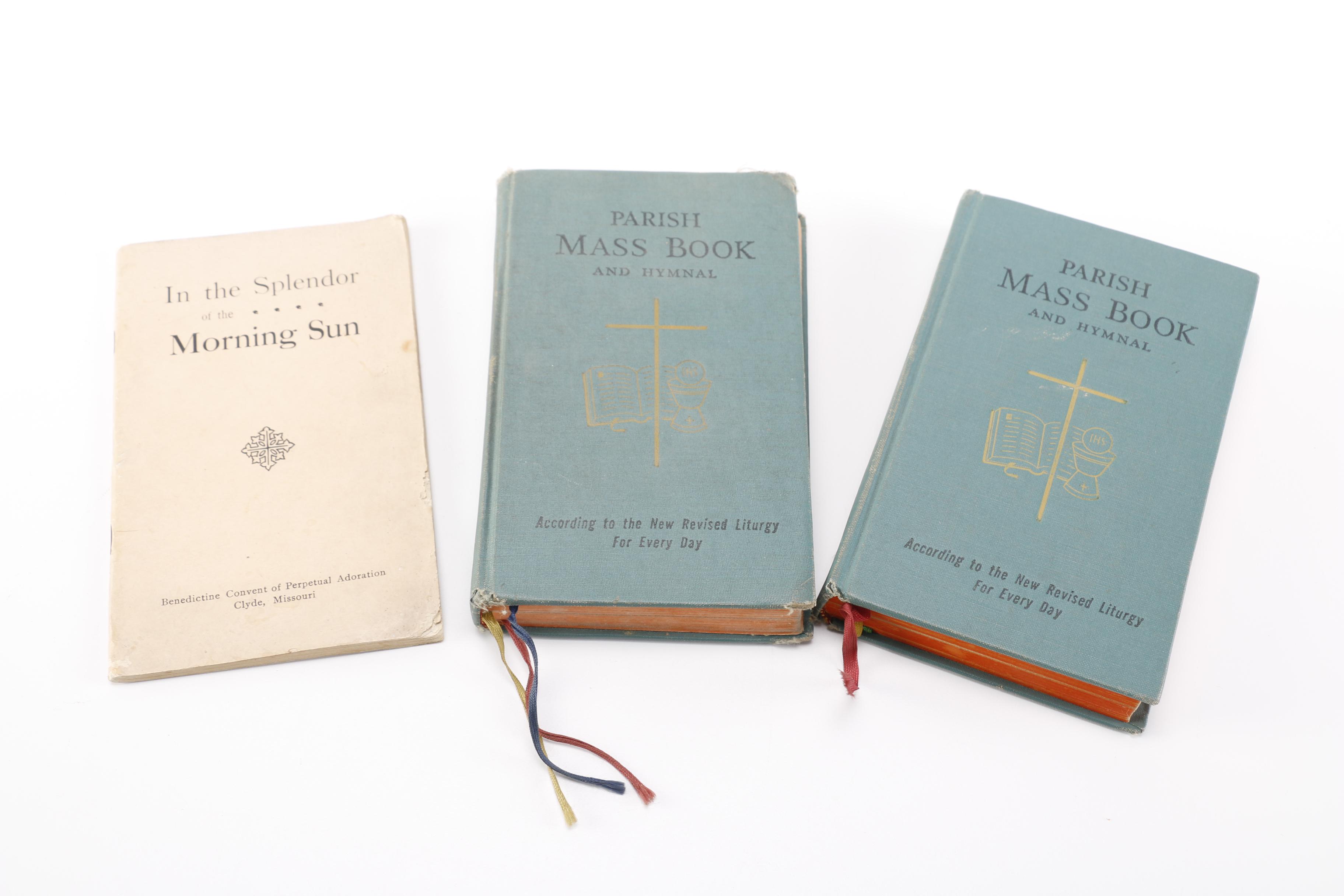 Catholic Religious Books and Wall Hangings