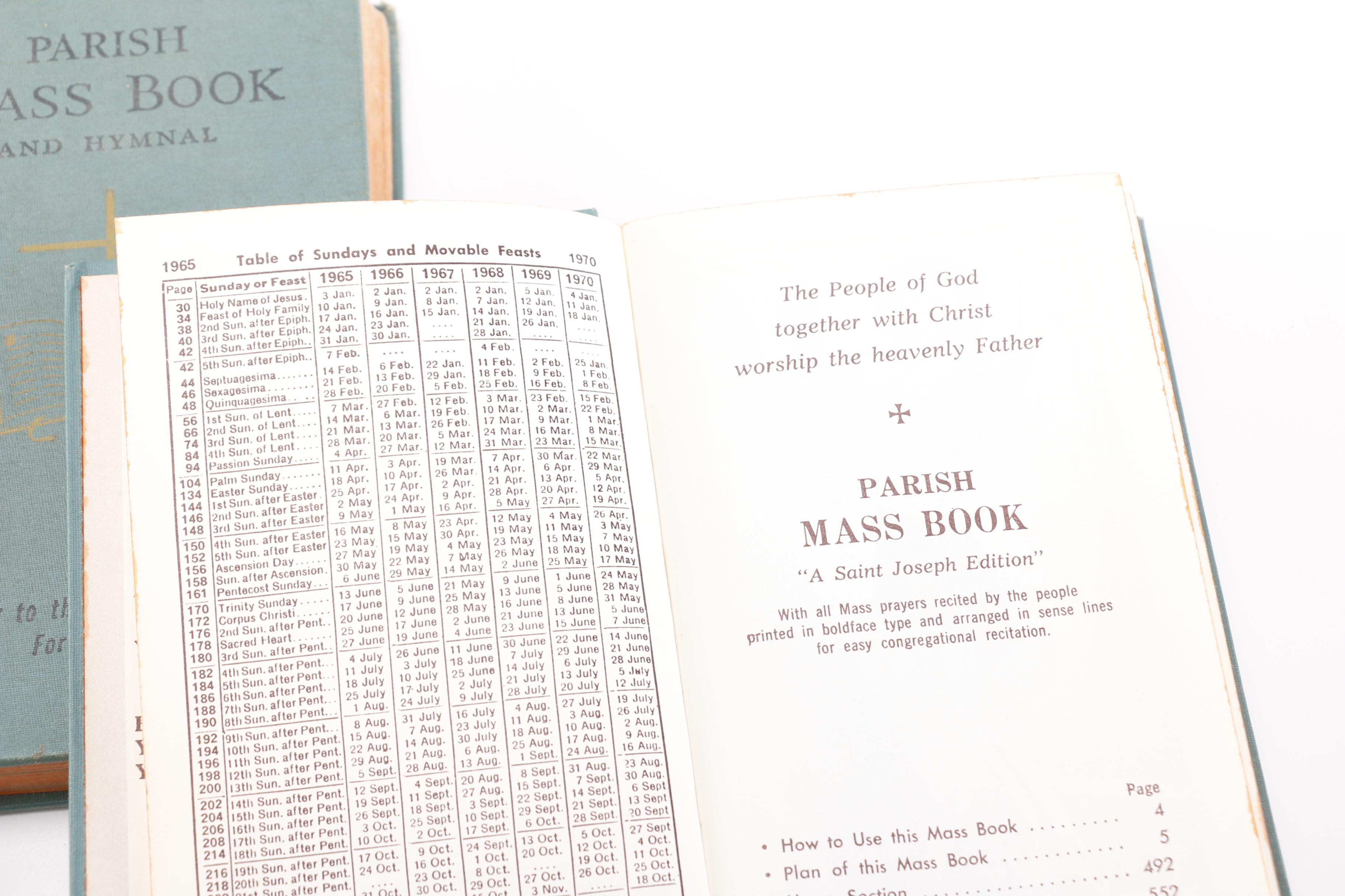 Catholic Religious Books and Wall Hangings