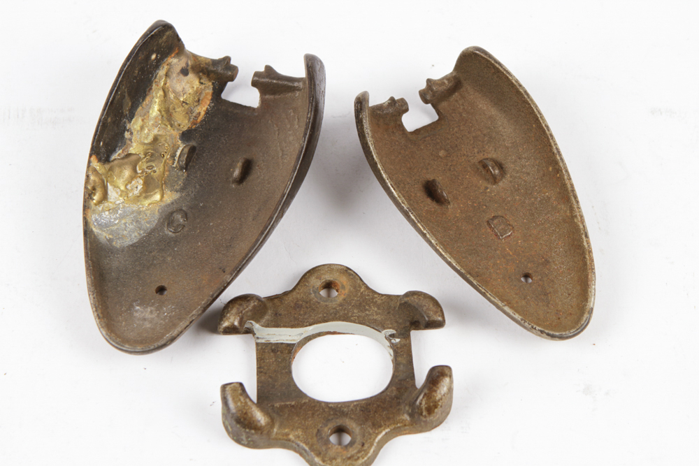 Vintage Shoe Shine Kit and Shoe Stretchers