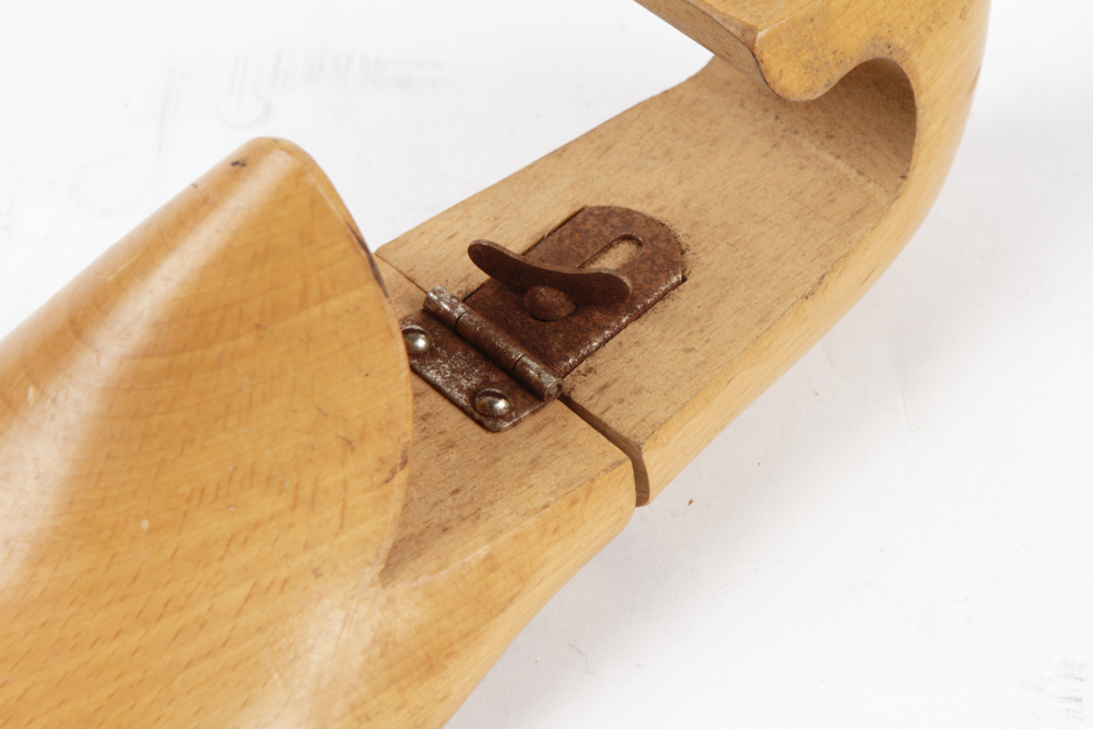 Vintage Shoe Shine Kit and Shoe Stretchers