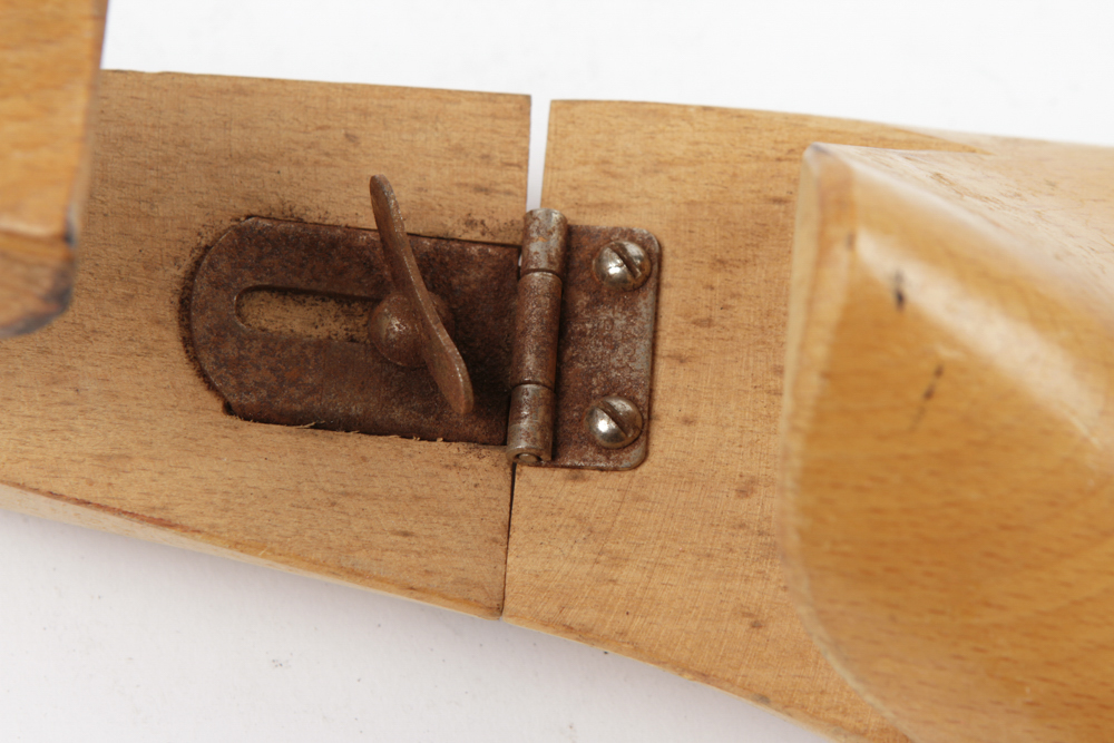 Vintage Shoe Shine Kit and Shoe Stretchers