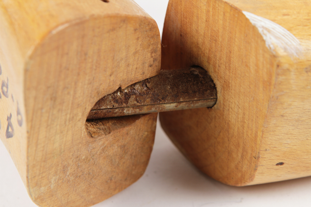 Vintage Shoe Shine Kit and Shoe Stretchers