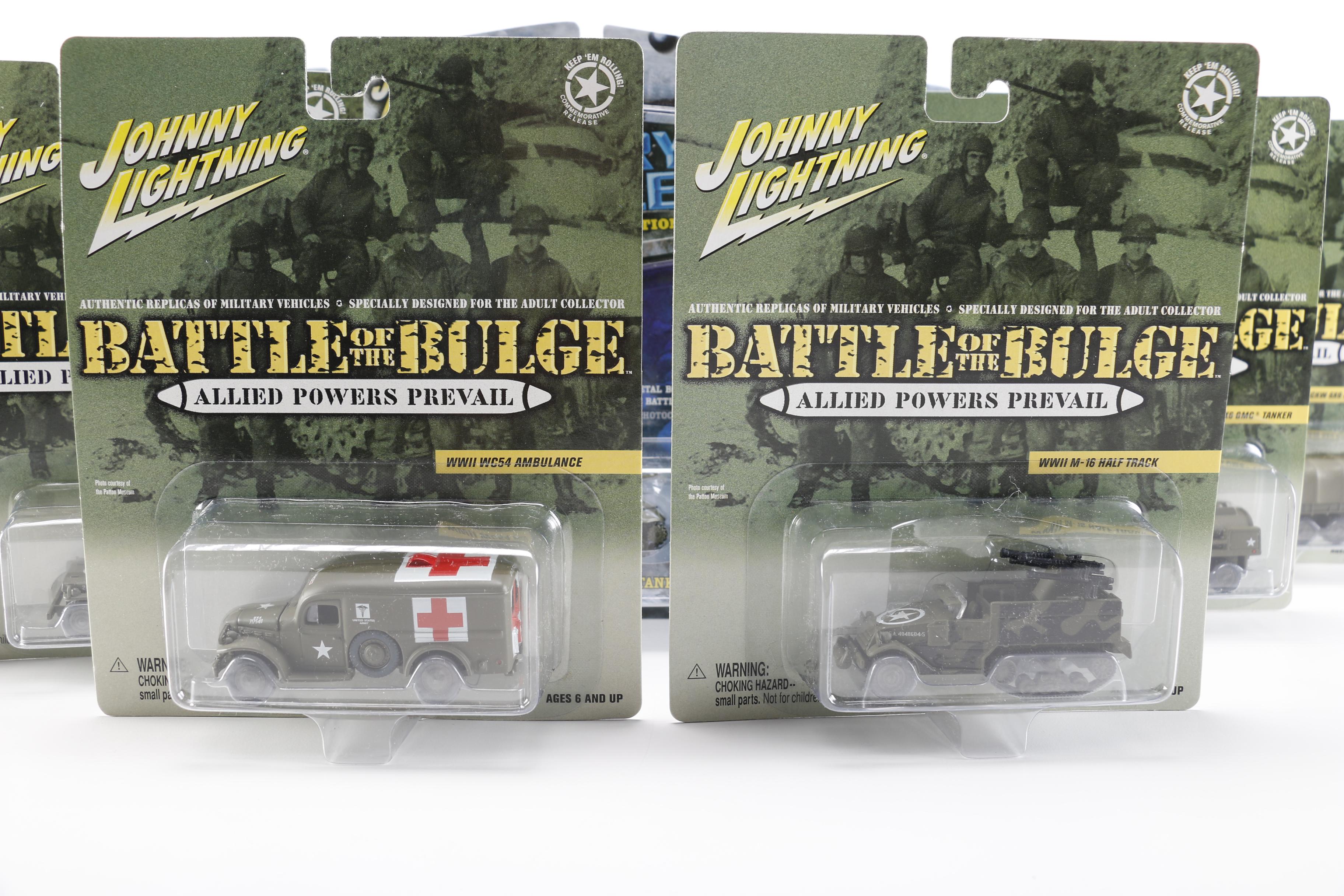 Mint in Box Military-Themed  Johnny Lightning Toy Vehicles