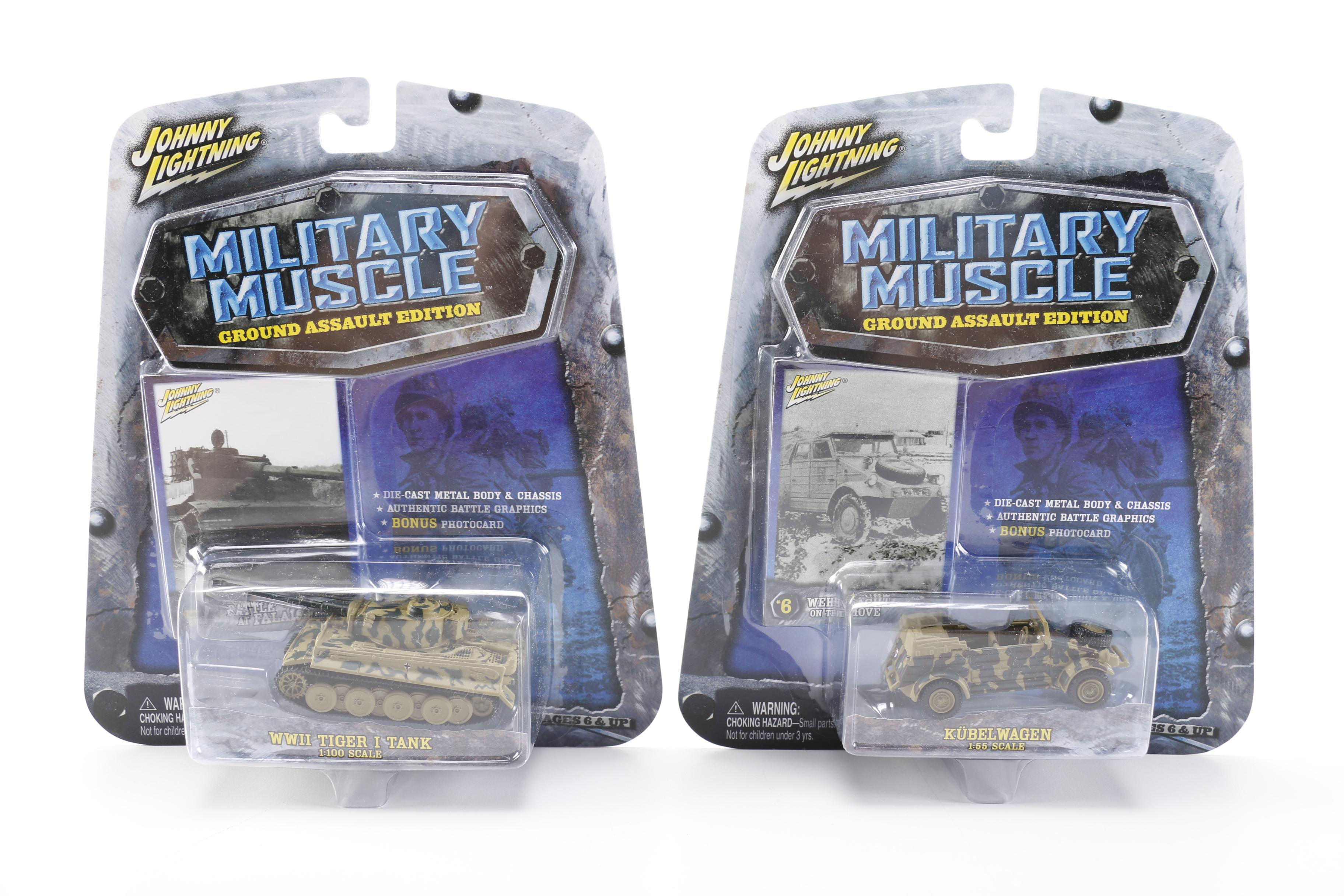 Mint in Box Military-Themed  Johnny Lightning Toy Vehicles