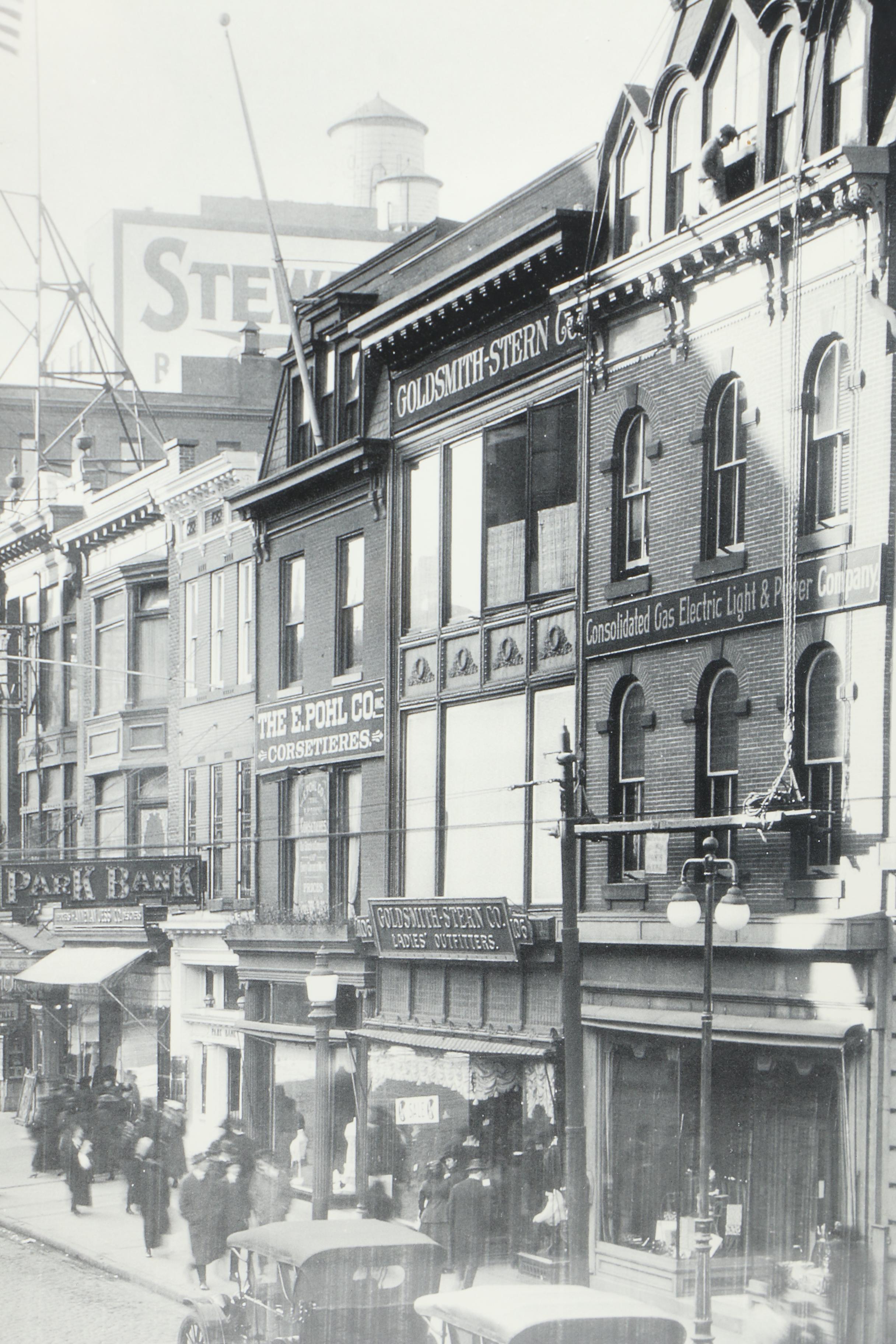 Half-Tone Prints  of Vintage Photographs of Cityscapes