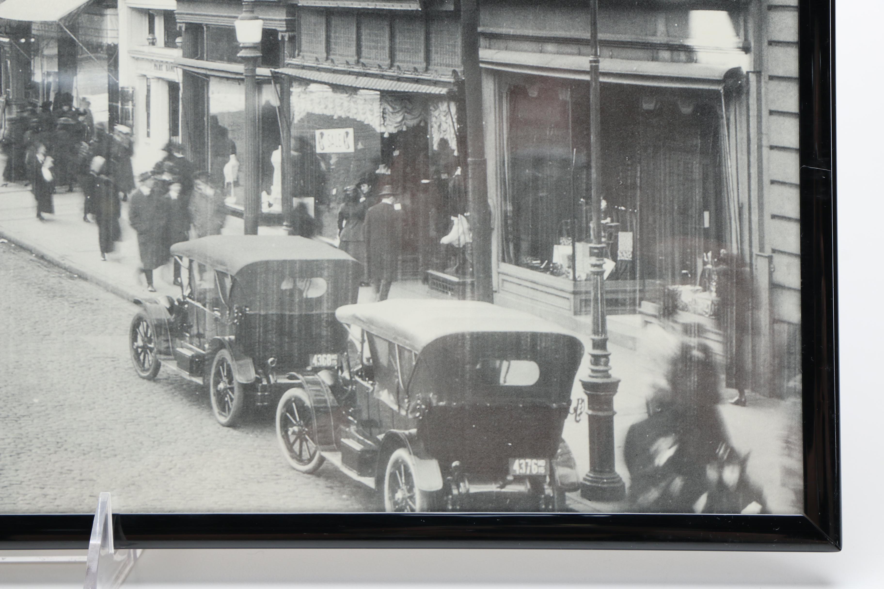 Half-Tone Prints  of Vintage Photographs of Cityscapes