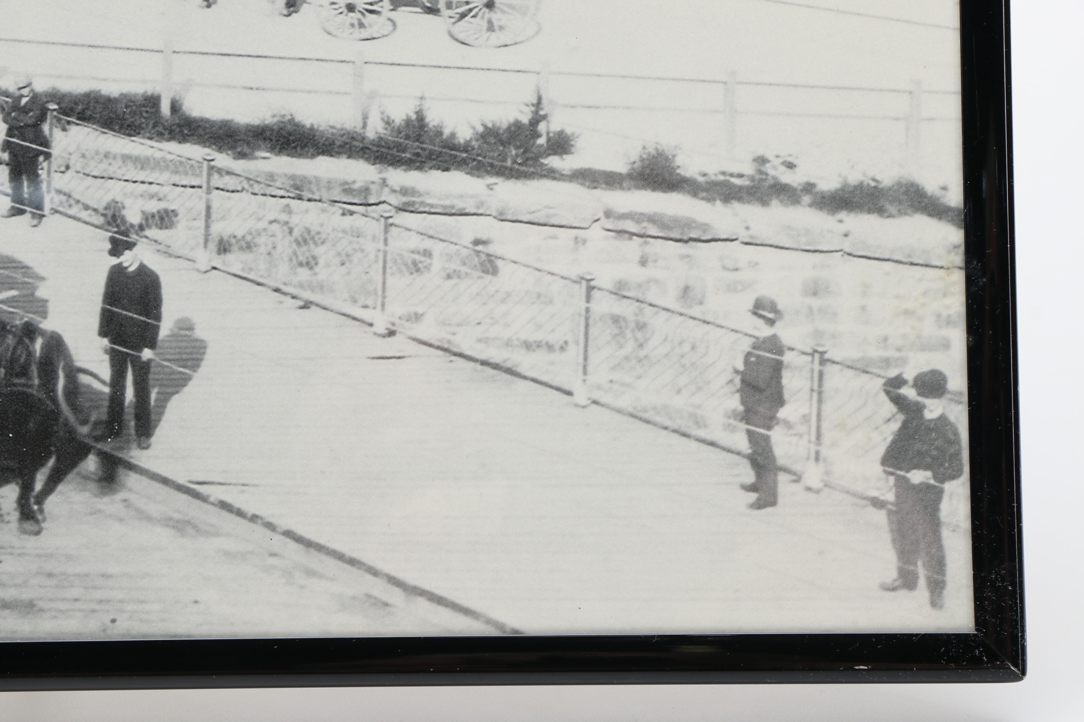 Half-Tone Prints  of Vintage Photographs of Cityscapes