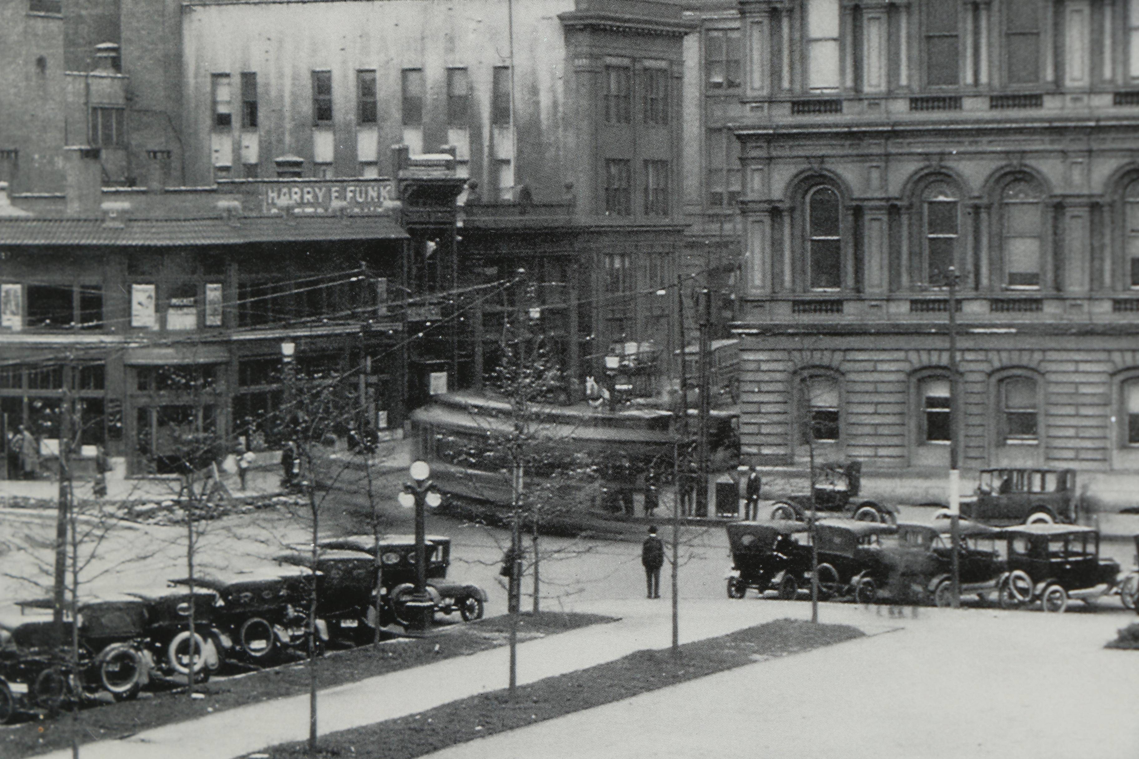 Half-Tone Prints  of Vintage Photographs of Cityscapes