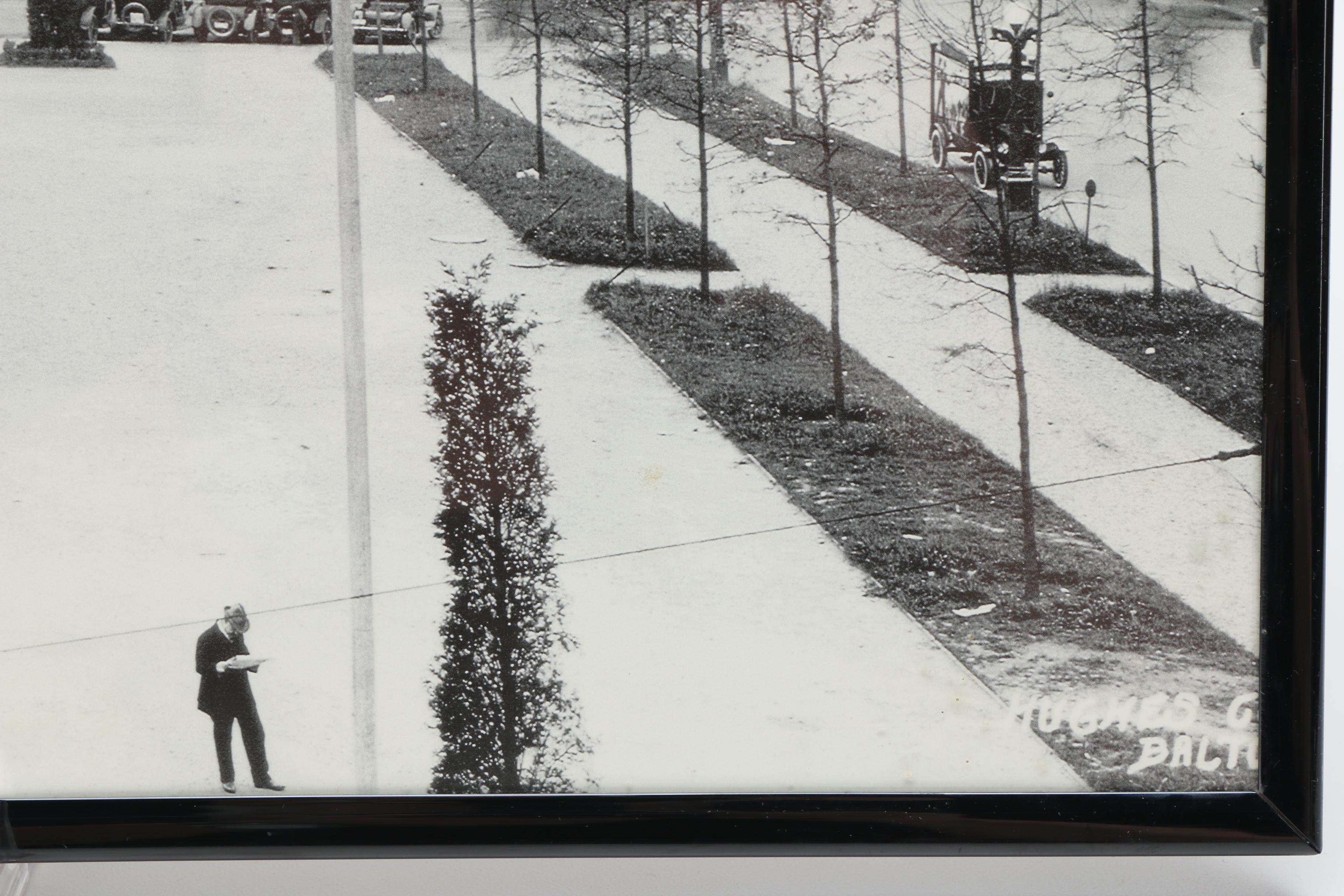 Half-Tone Prints  of Vintage Photographs of Cityscapes