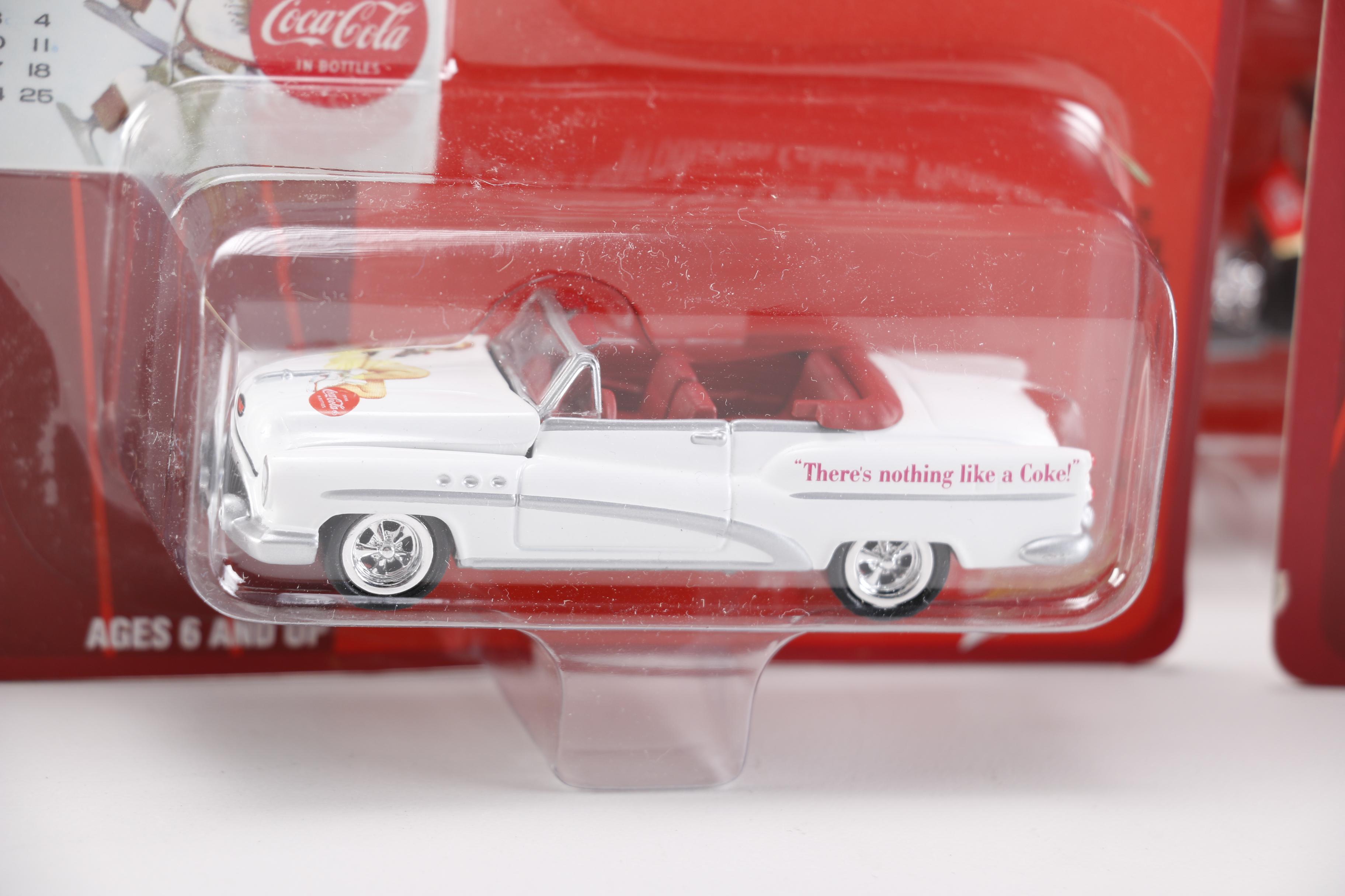 Coca-Cola "Calendar Girl Series"  Die-Cast Collector Cars