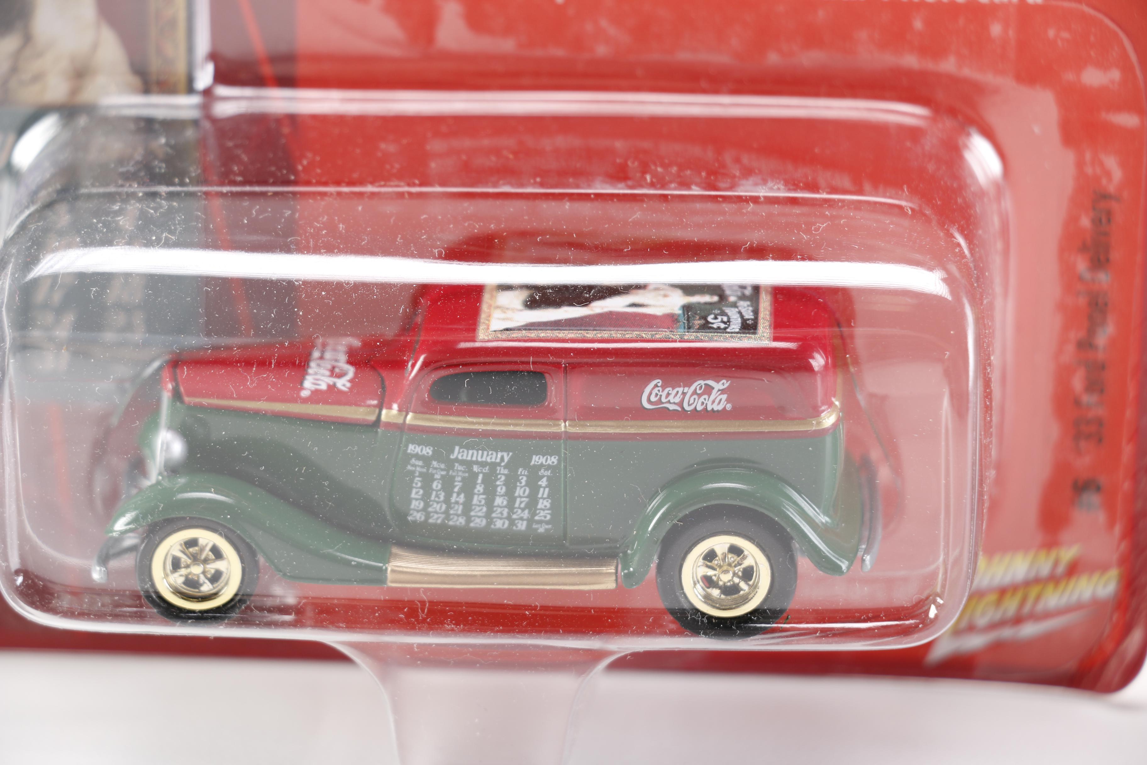 Coca-Cola "Calendar Girl Series"  Die-Cast Collector Cars
