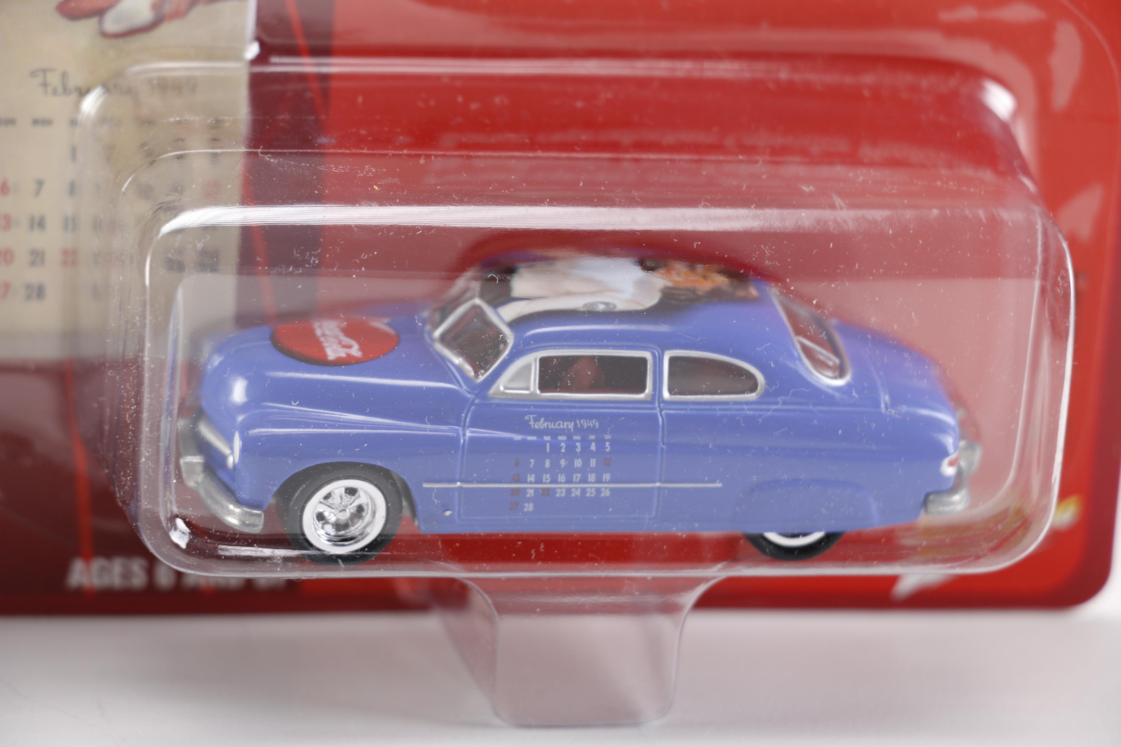 Coca-Cola "Calendar Girl Series"  Die-Cast Collector Cars